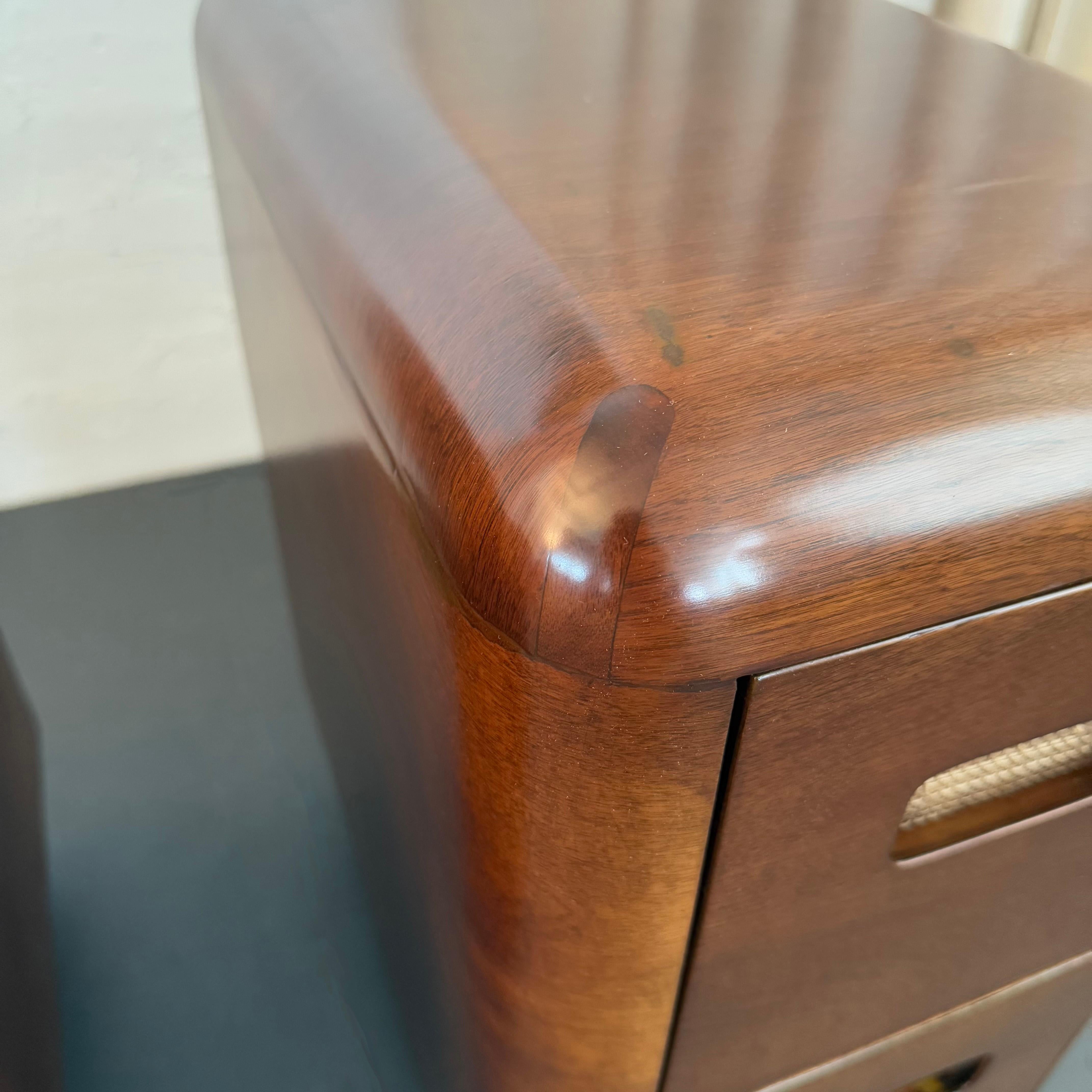 Pair Of Birch Bentwood Night Stands By Paul Goldman For Plymodern For Sale 3