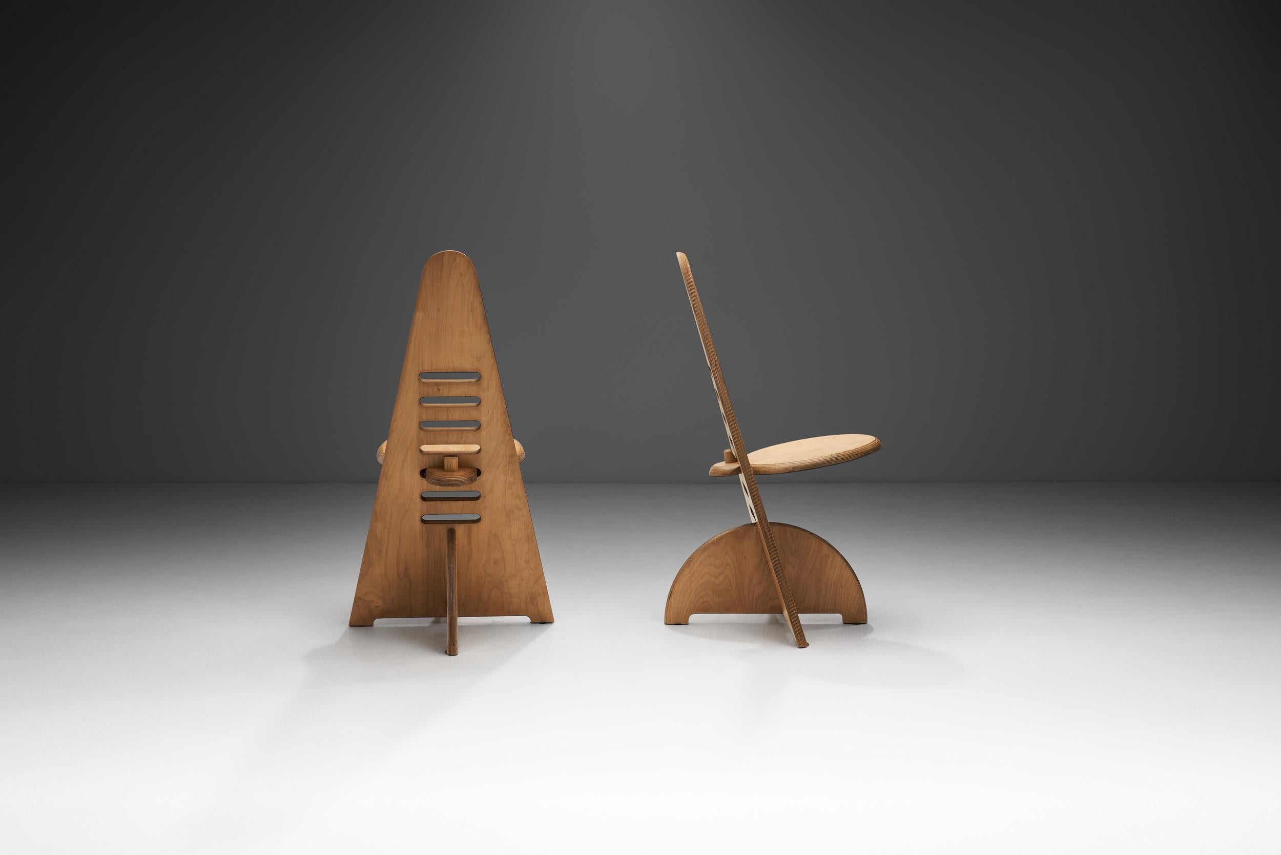 Néerlandais Paire de chaises 