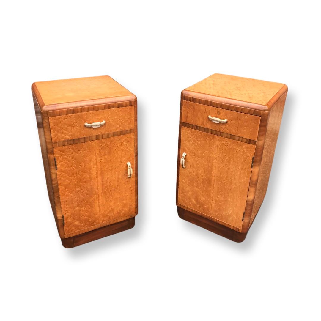 maple bedside cabinets