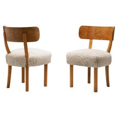 Pair of "Birka" Chairs by Axel Einar Hjorth for Nordiska Kompaniet, Sweden 1930s