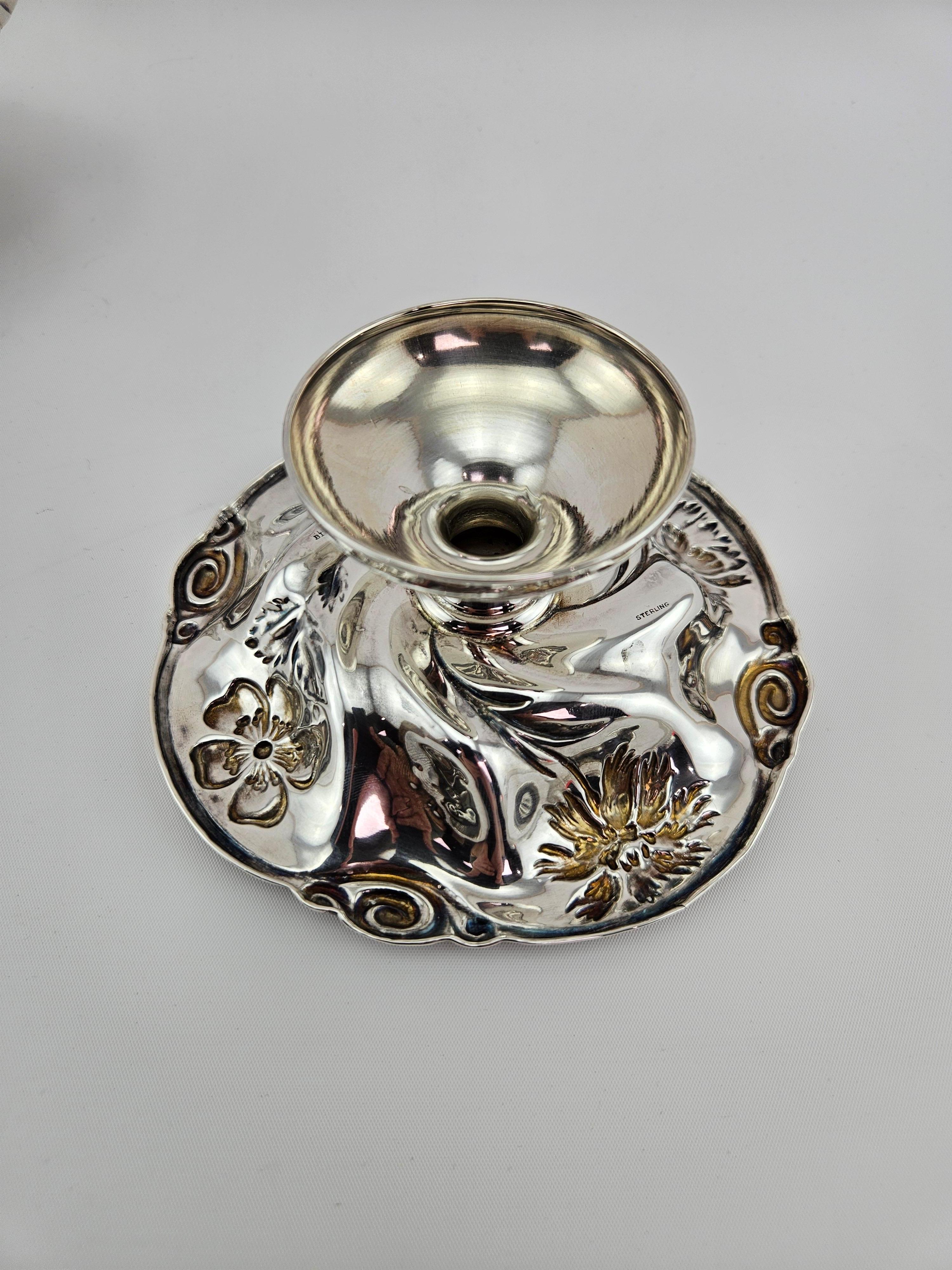 Pareja de dulceras Birks de plata de ley en venta 2