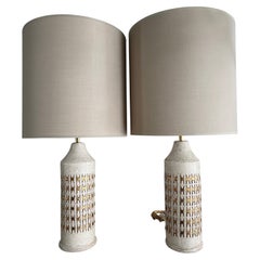 Pair of Bitossi for Bergboms Sweden Lamps