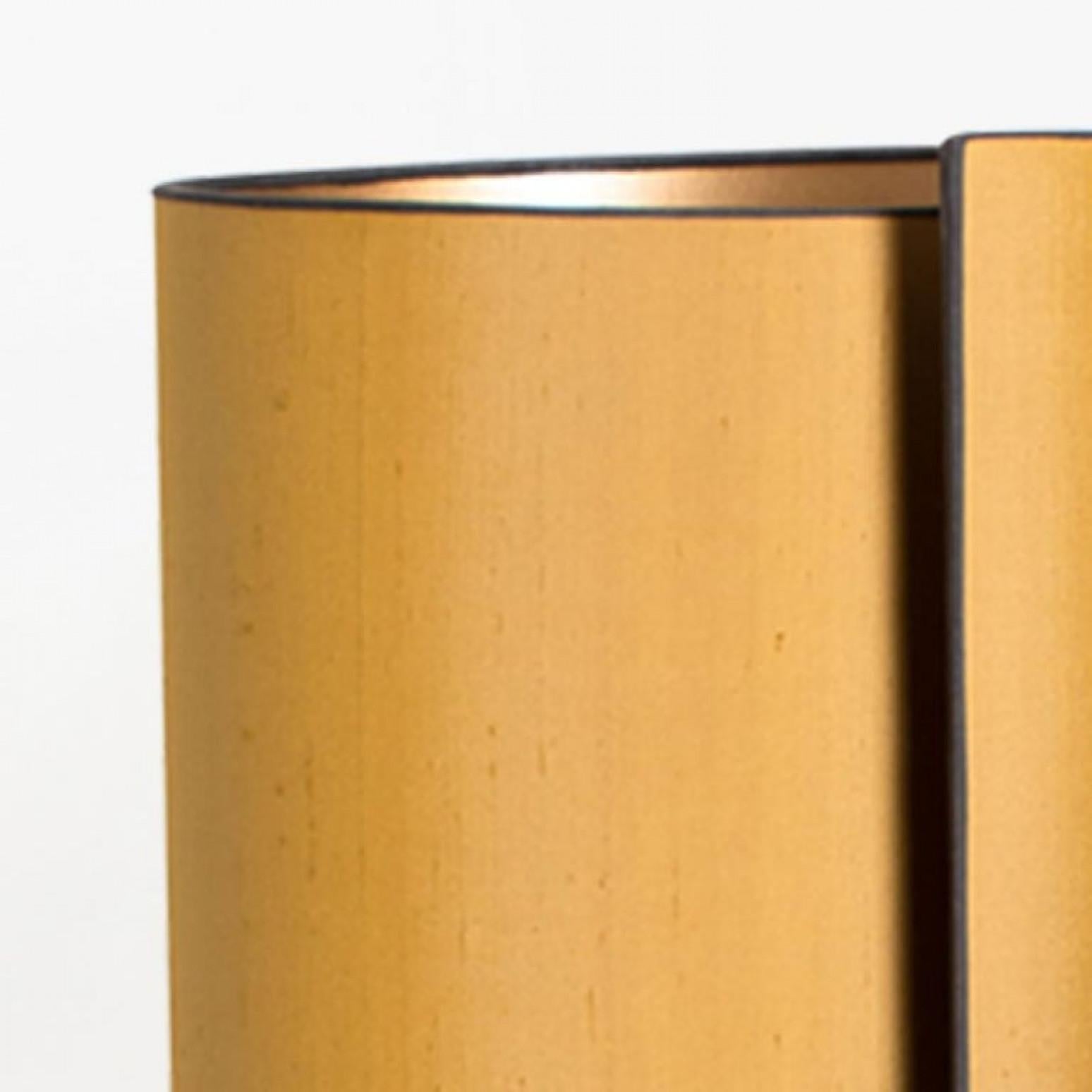 Pair of Bitossi Lamps for Bergboms, with Custom Made Silk Shades by Rene Houben For Sale 2