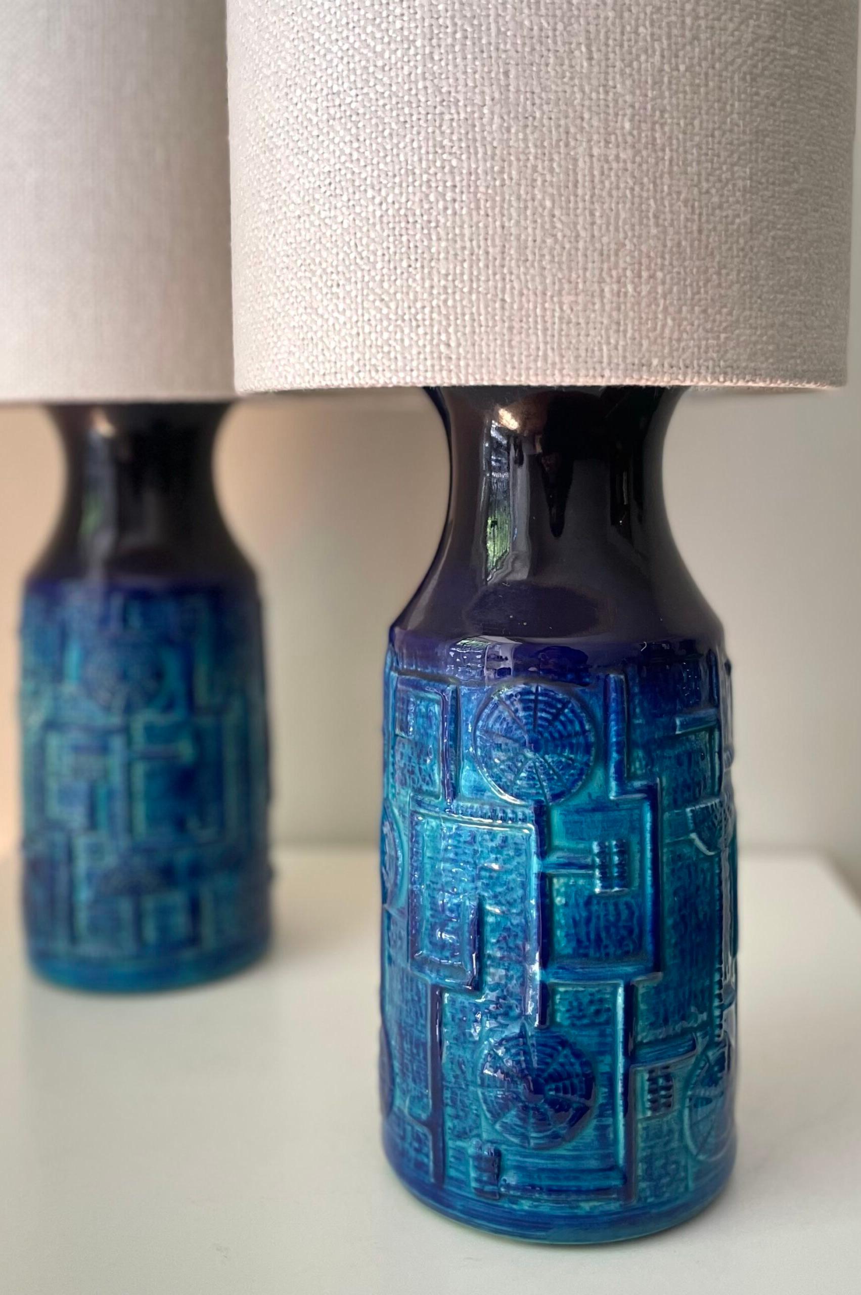 Pair of Bitossi lamps In Good Condition For Sale In MADRID, ES