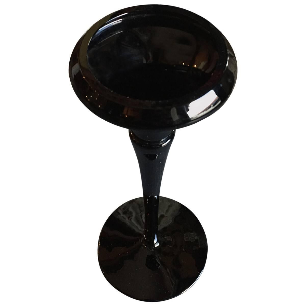 Other Pair of Black Amethyst Candlesticks For Sale