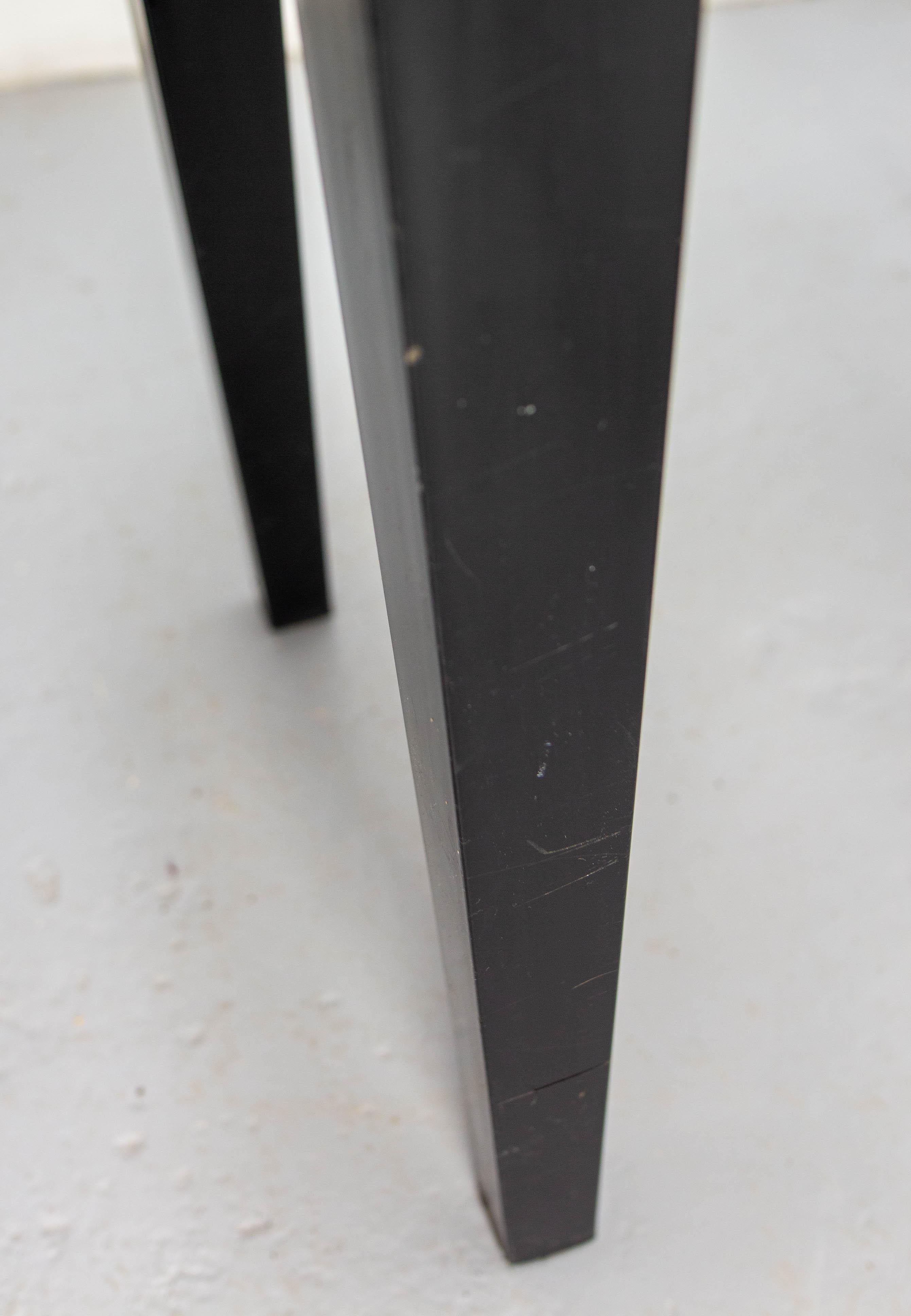 Paar schwarze Stühle Dr. Glob von Philippe Starck für Kartell, um 1980 im Angebot 7