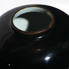 Pair of Black Chinese Kangxi Jars