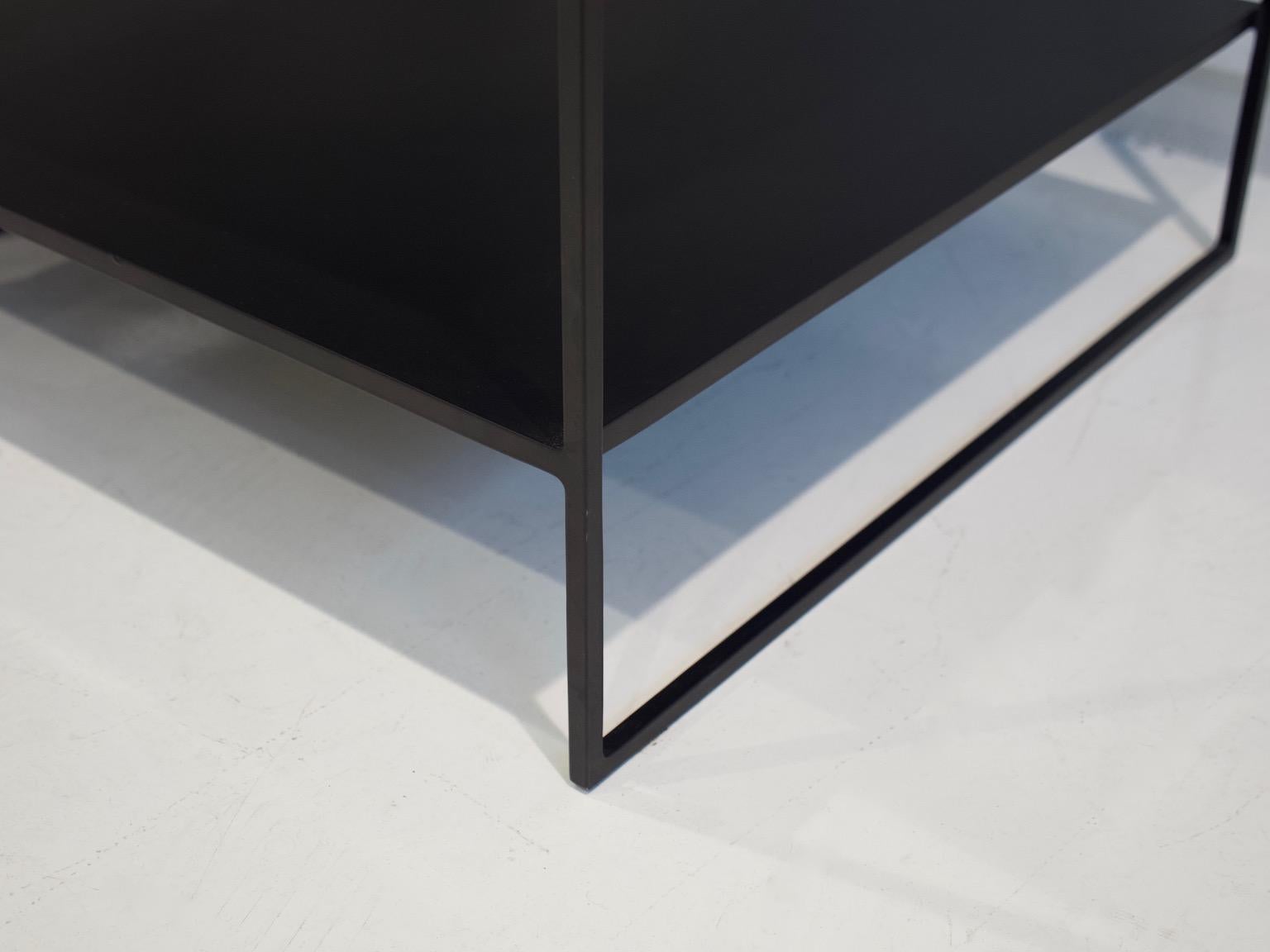 Pair of Black Console Tables by Rodolfo Dordoni for Minotti 1