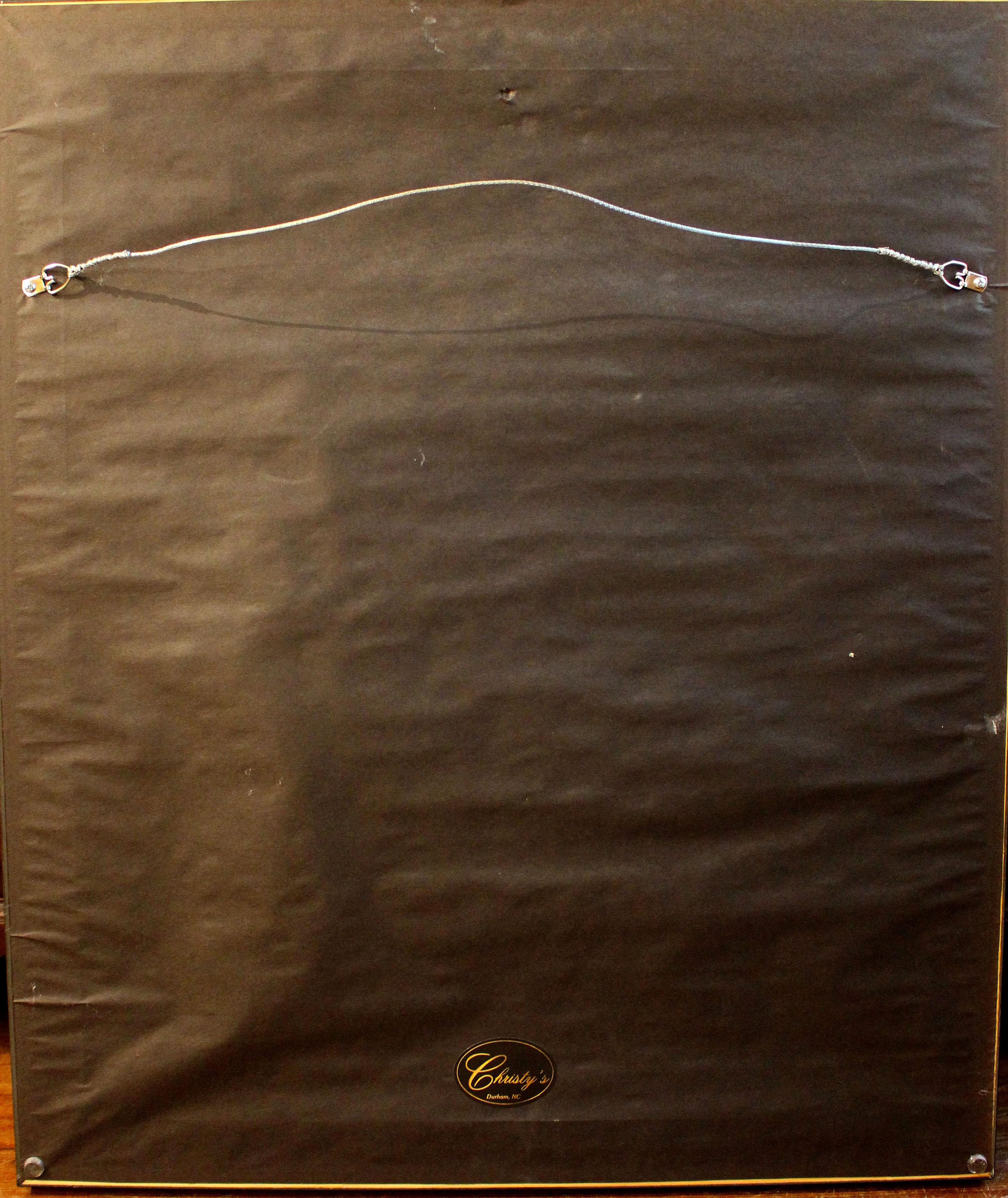 Pair of Black Lacquer Panels Mounted in a Shadowbox Frame, Japanese In Good Condition For Sale In Chapel Hill, NC