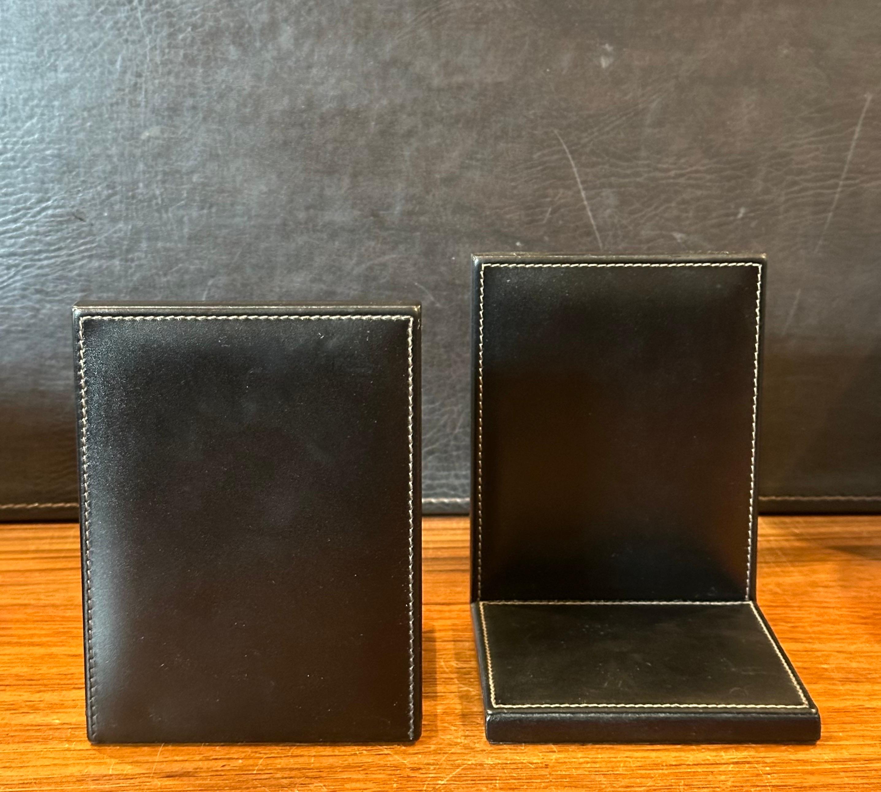 Pair of Black Leather 