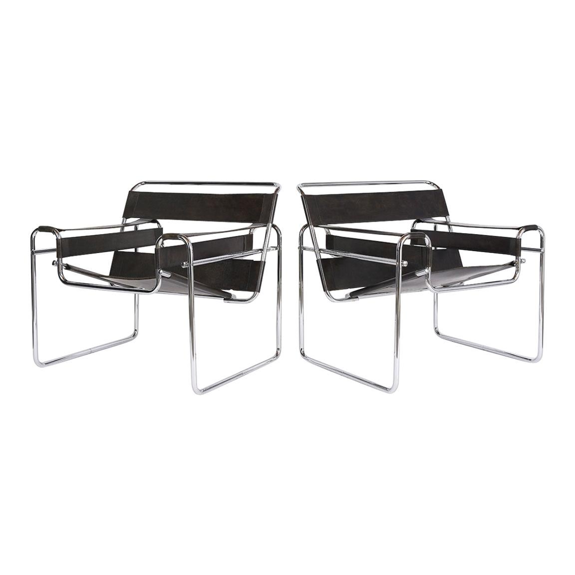 Pair of Bruer "Wassily" Style Chairs at 1stdibs