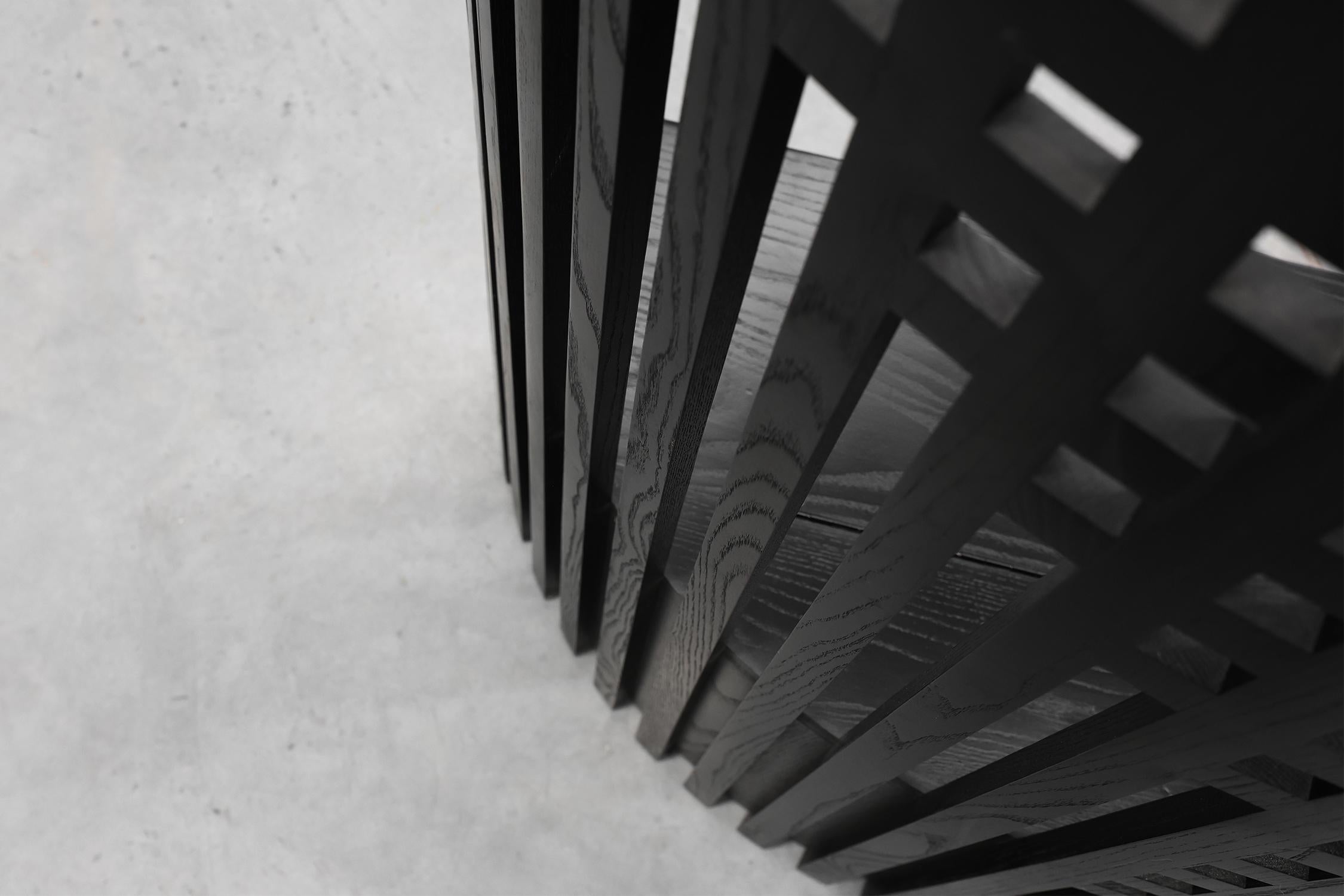Paire de chaises Mackintosh Willow noires par Atelier International, Italie 1980 en vente 10