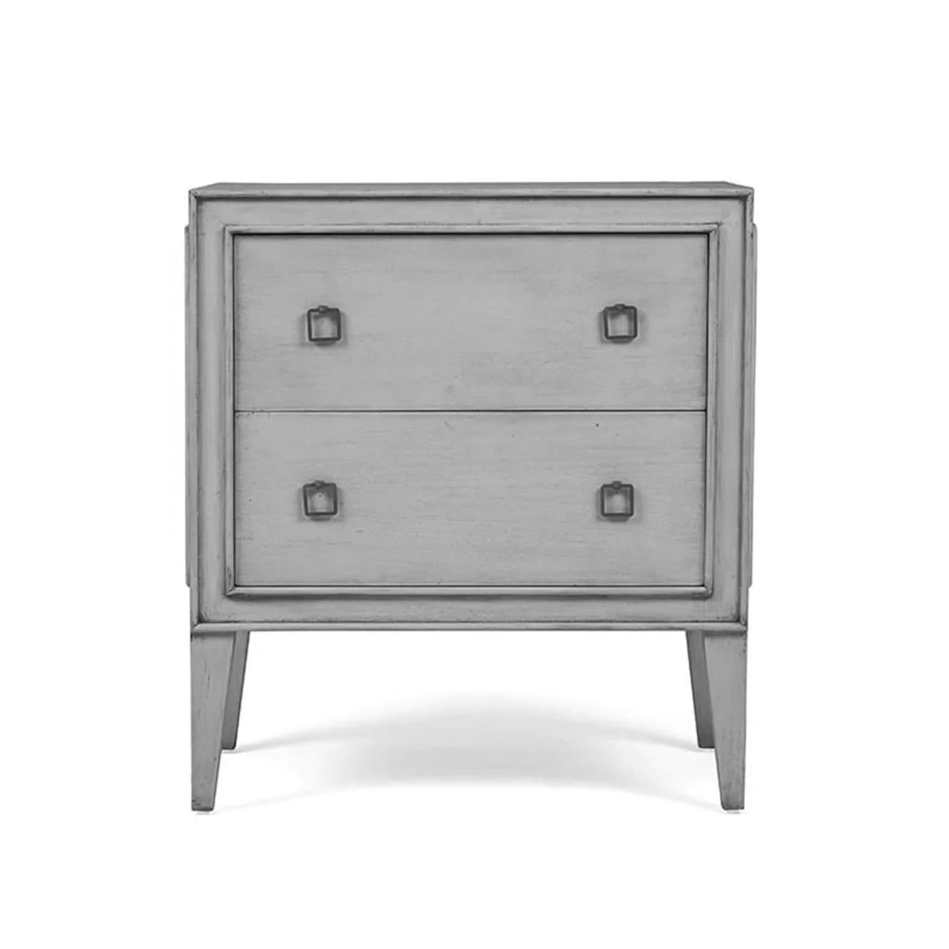 Pair of Black Mid Century Modern Nightstands In New Condition For Sale In Westwood, NJ