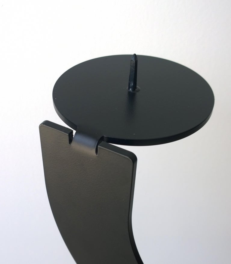 Pair of Black Roderick Vos for Moooi Big Bold Floor Black Metal