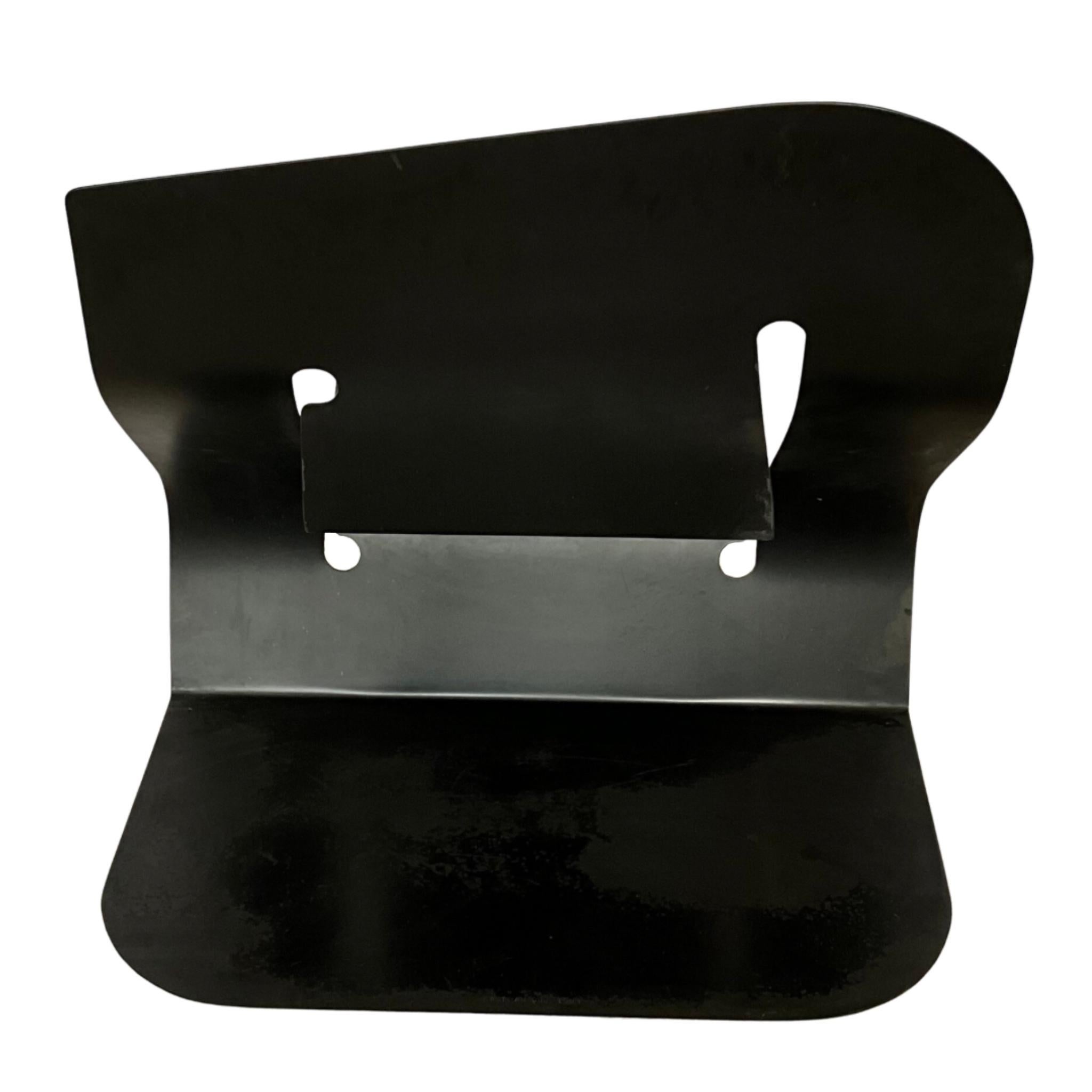 Pair of Black Steel “Rocker” Chairs by Rico Eastman 2