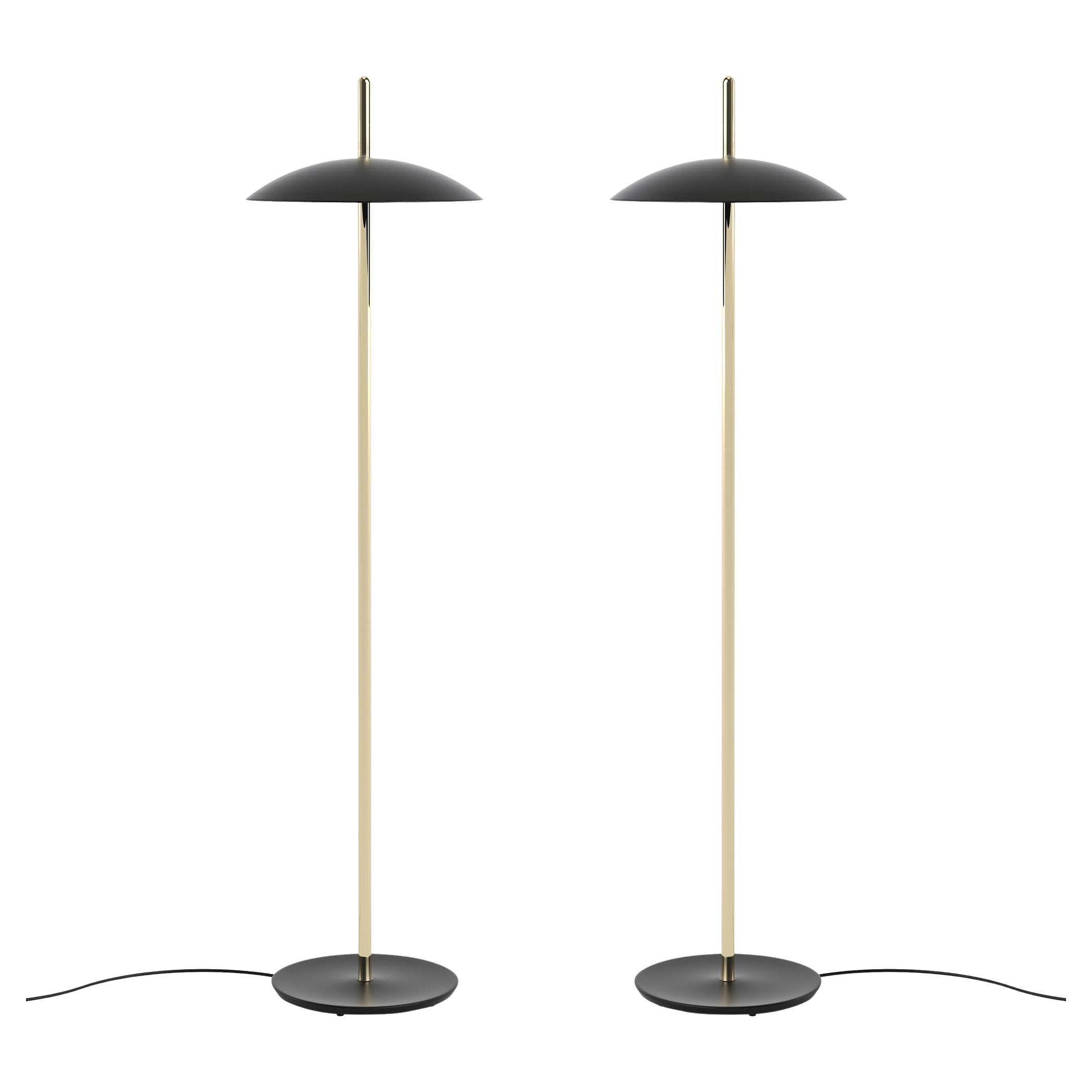 Pair of Brass Floor Lamps from the Hotel Vancouver at 1stDibs
