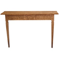 Paar Konsolentische aus gebleichtes Eichenholz