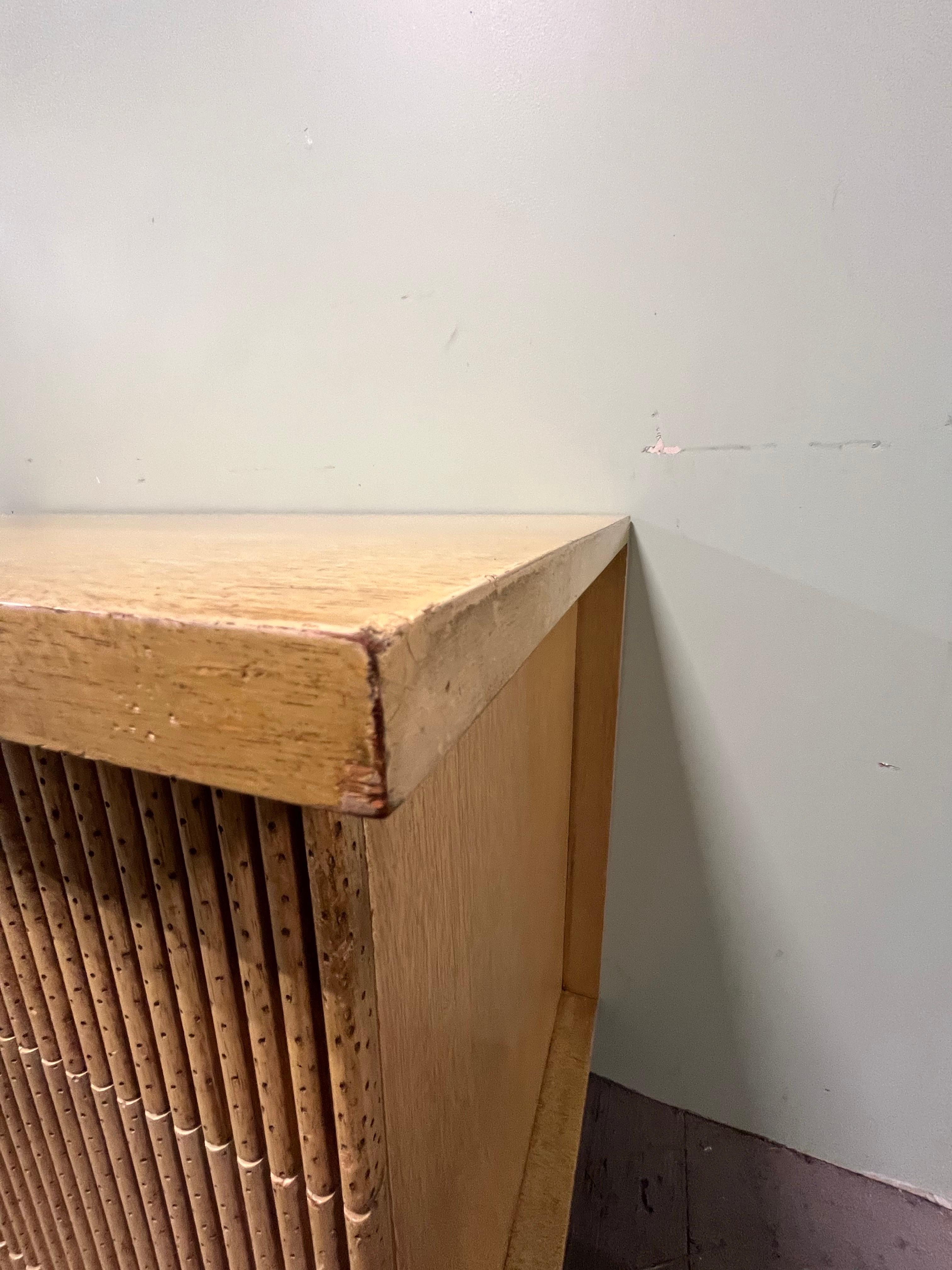 Pair of American of Martinsville Dressers Bleached Philippine Mahogany For Sale 3