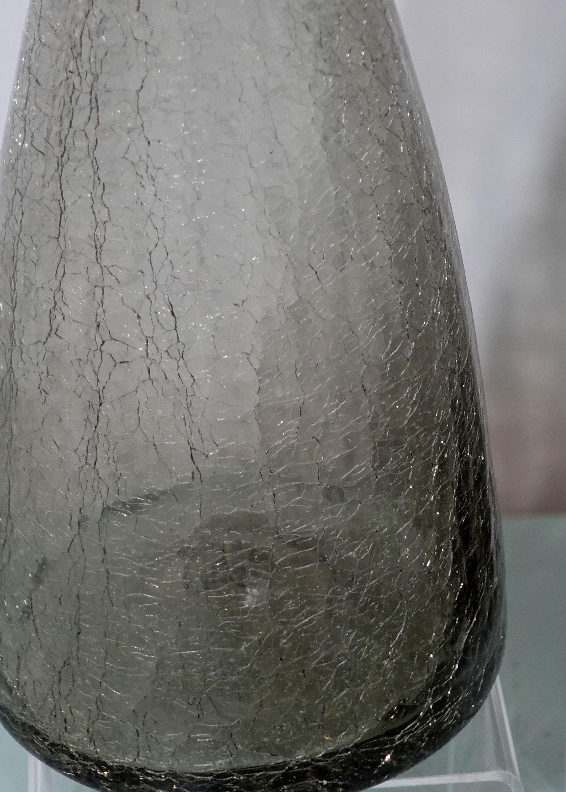 XX secolo Coppia di decanter in vetro artistico Blenko in vendita