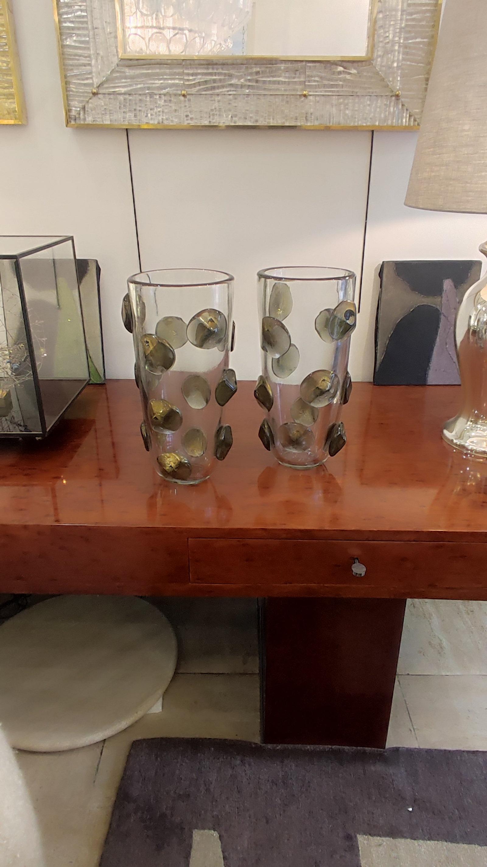 Pair of Blown Murano Glass Vase 4
