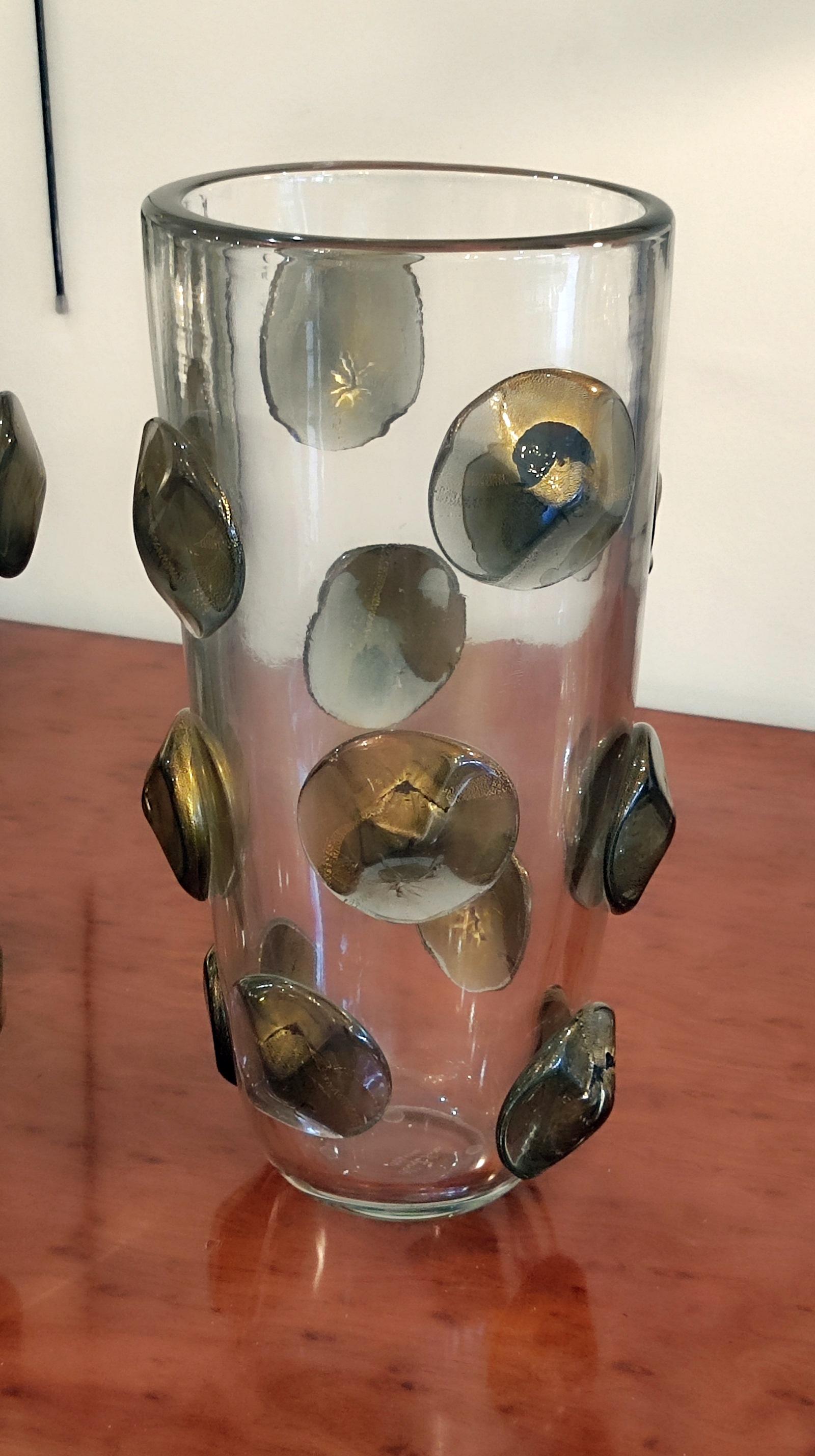Pair of Blown Murano Glass Vase 3