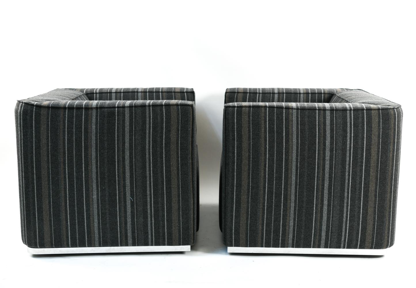Pair of Blox Armchairs by Cassina 3
