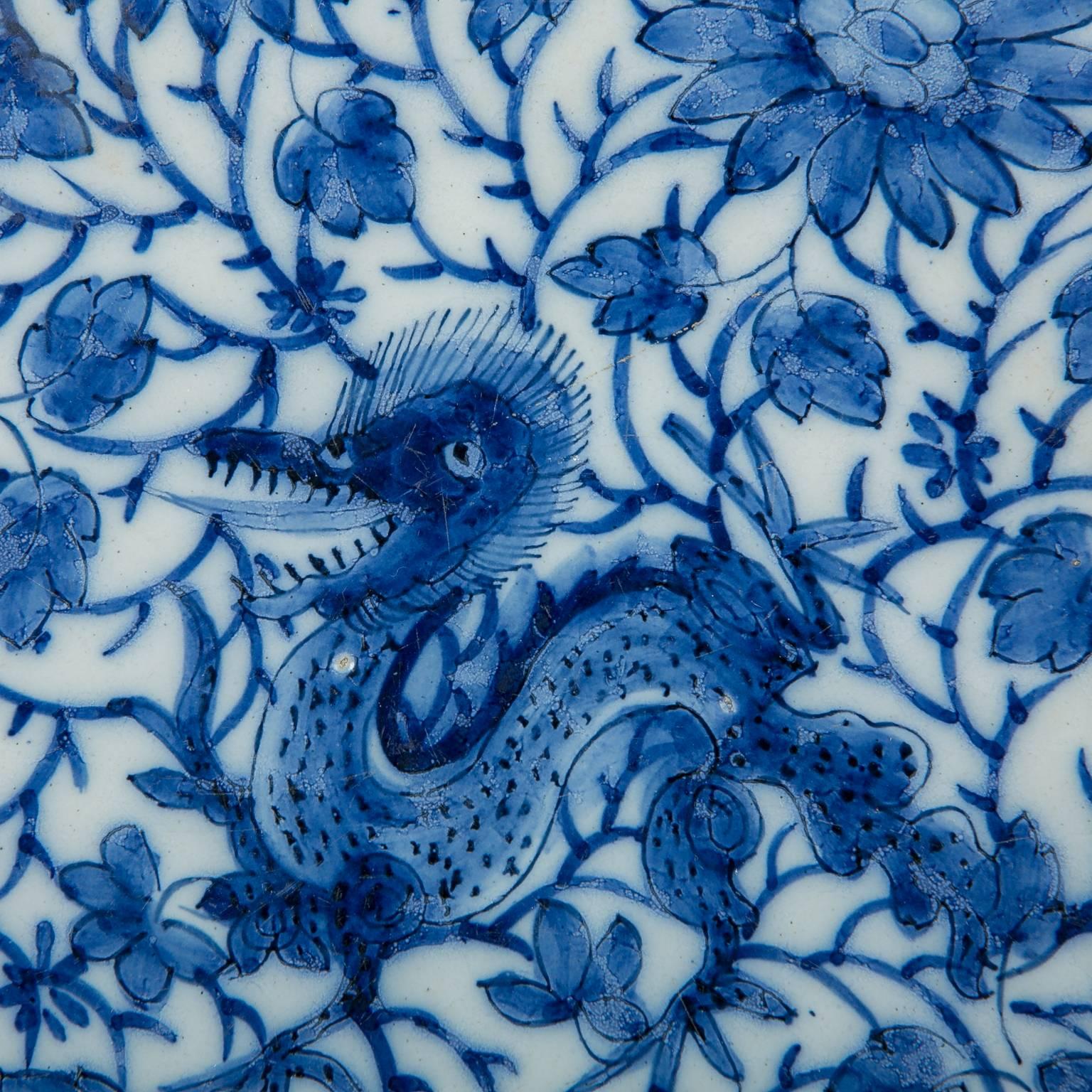 Pair of Blue and White Delft Chargers 3