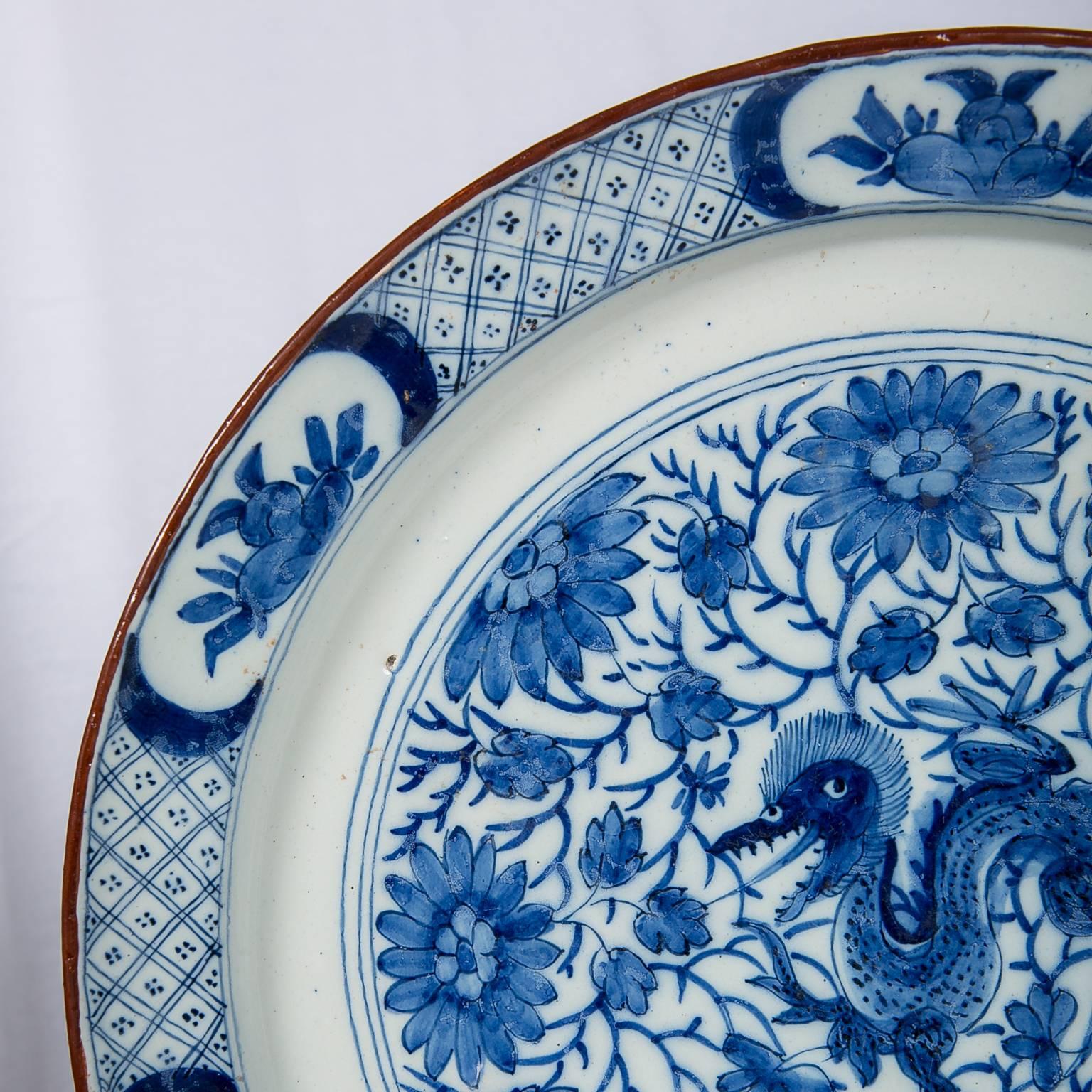 Pair of Blue and White Delft Chargers 6