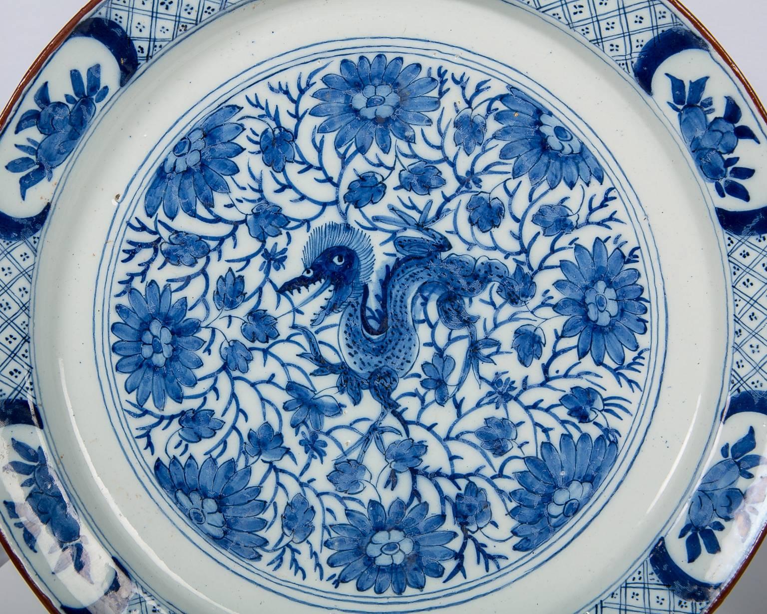 Pair of Blue and White Delft Chargers 8