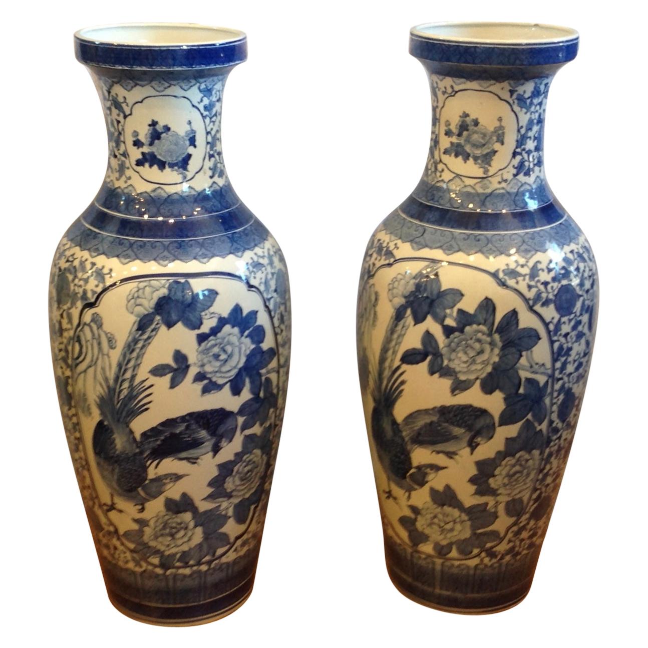 Pair of Porcelain Monkey Form Vases For Sale at 1stdibs