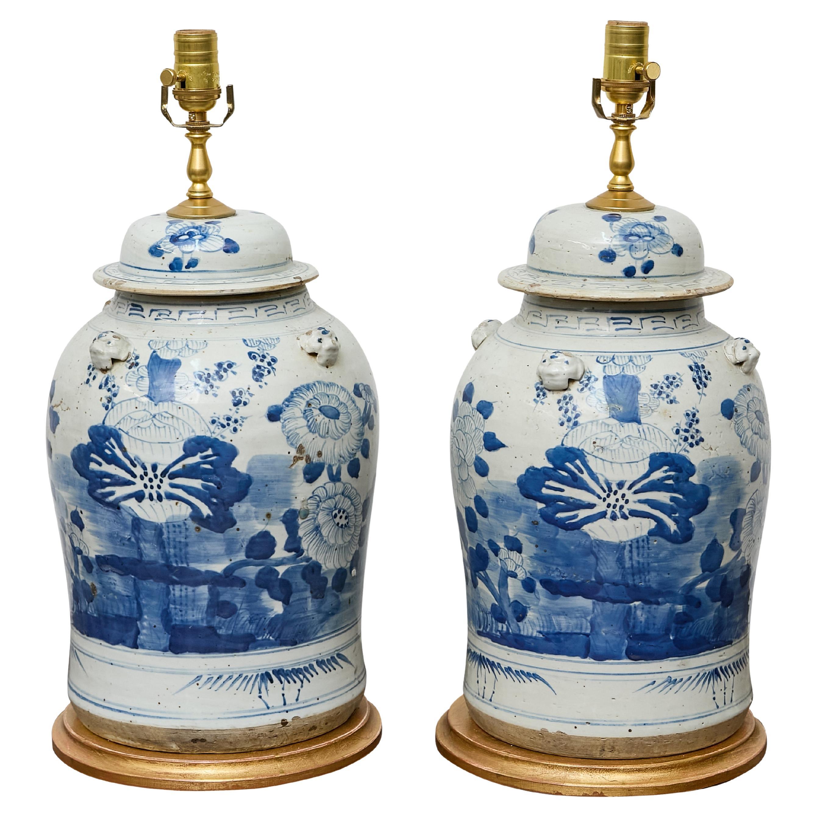 Hand-Painted Table Lamps