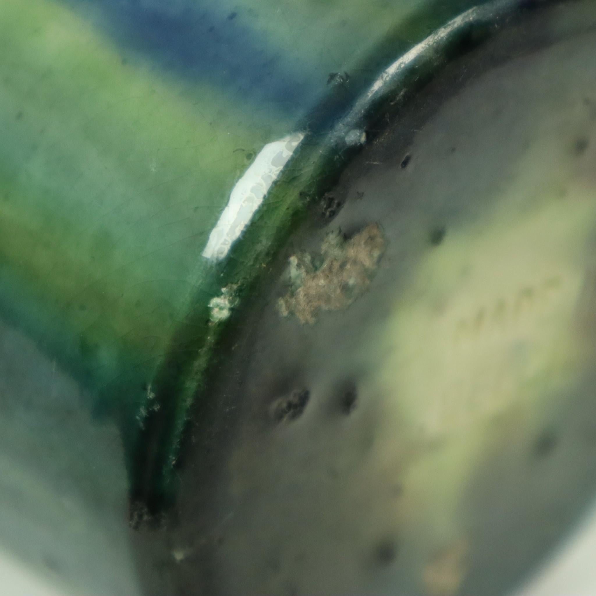 Paar blaue Jugendstilvasen Flämische Töpferei Antiques im Angebot 12