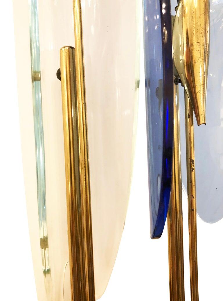 Mid-Century Modern Pair of Blue 
