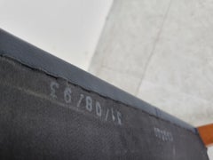 Pareja de sillones de cuero azul de Durlet, años 90