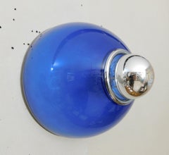 Paire d'appliques/plafonniers « Tilos » bleus, créés par Ernesto Gismondi pour Artemide