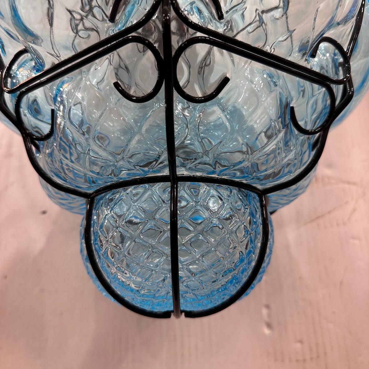 Paar blaue venezianische Laternen, einzeln verkauft im Angebot 5