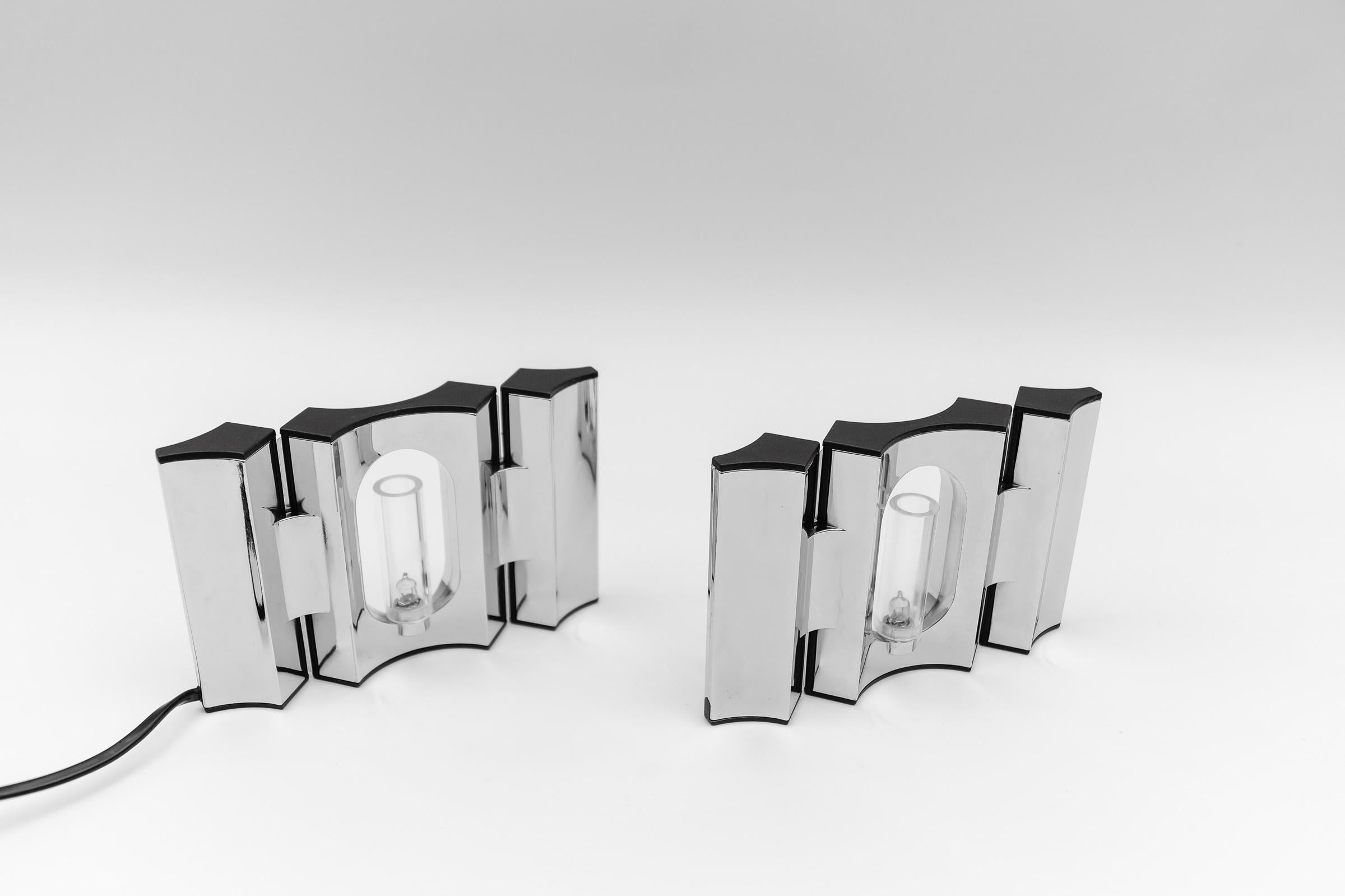 Pair of BMF Nagel Modular Table Lamps, 1960s Germany For Sale 9