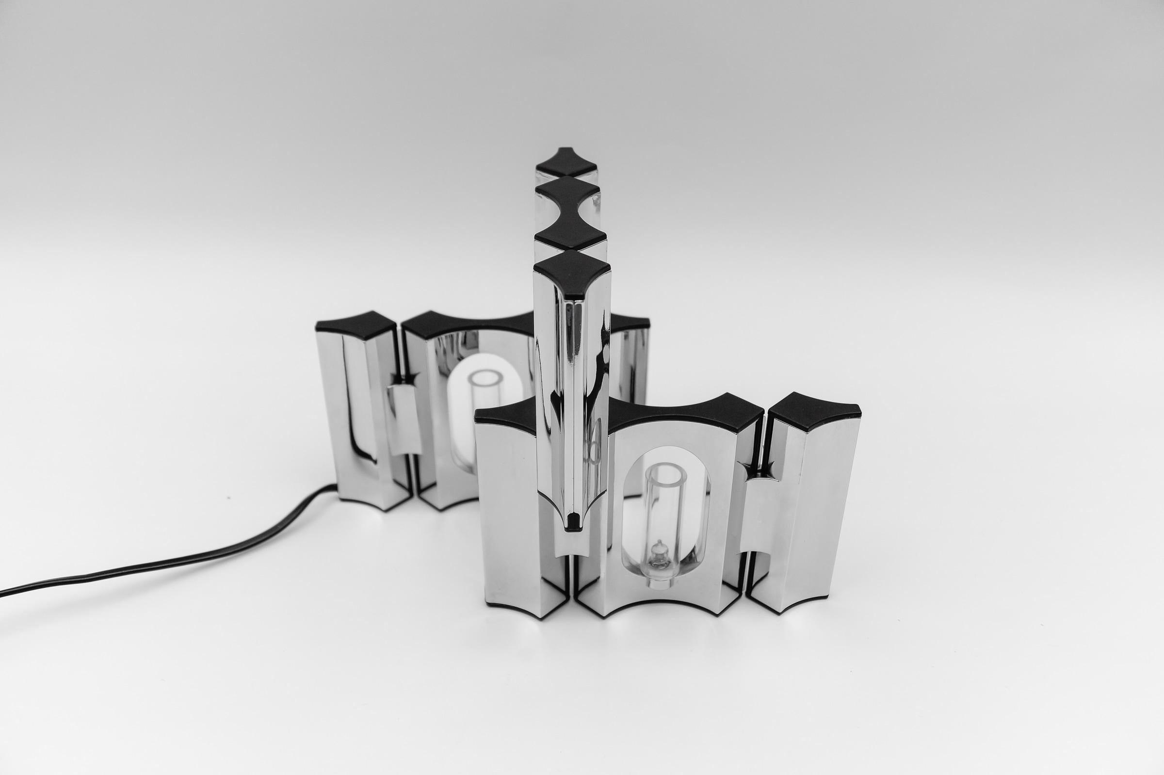 Pair of BMF Nagel Modular Table Lamps, 1960s Germany For Sale 11