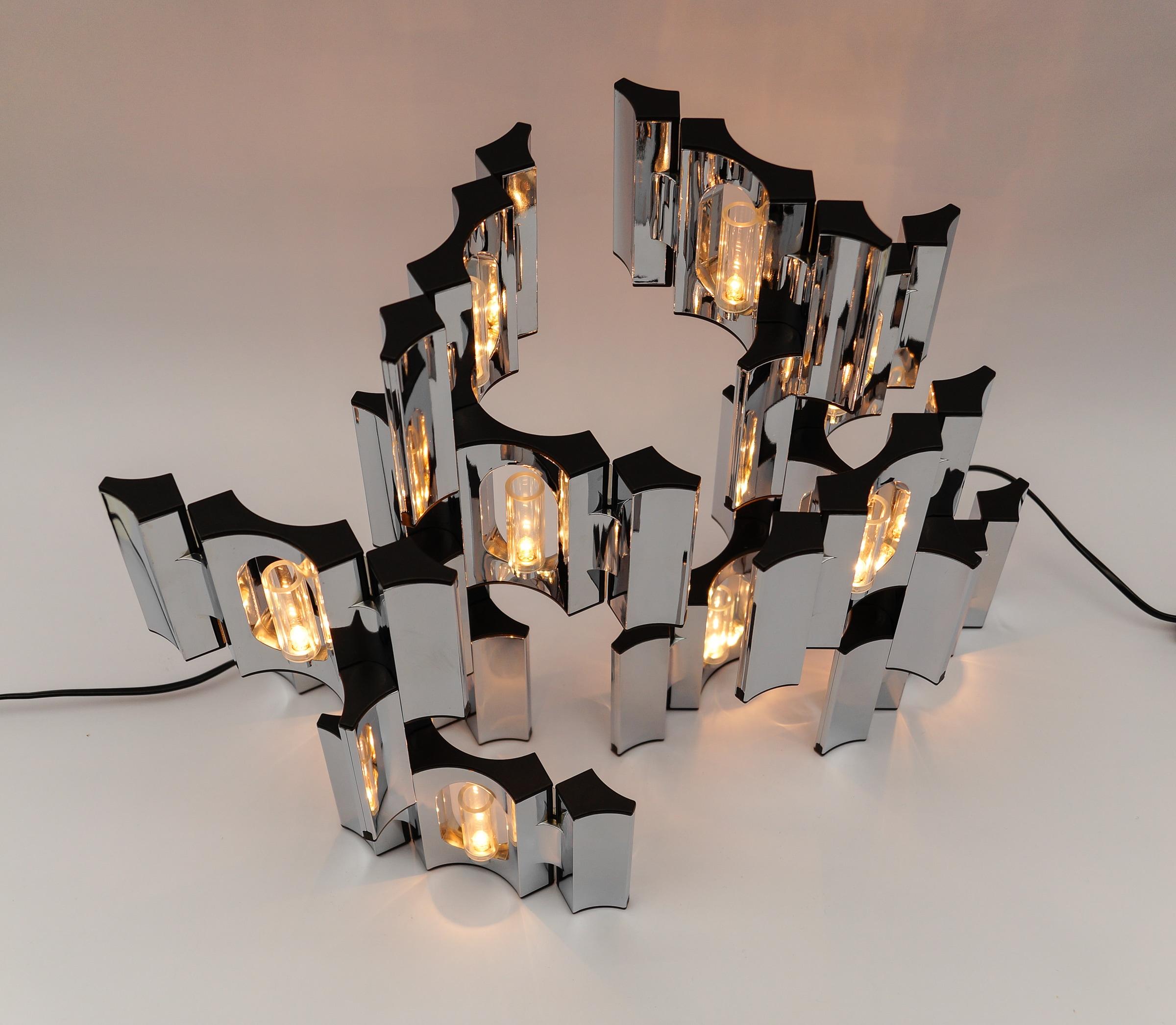 Pair of BMF Nagel Modular Table Lamps, 1960s Germany In Good Condition For Sale In Nürnberg, Bayern