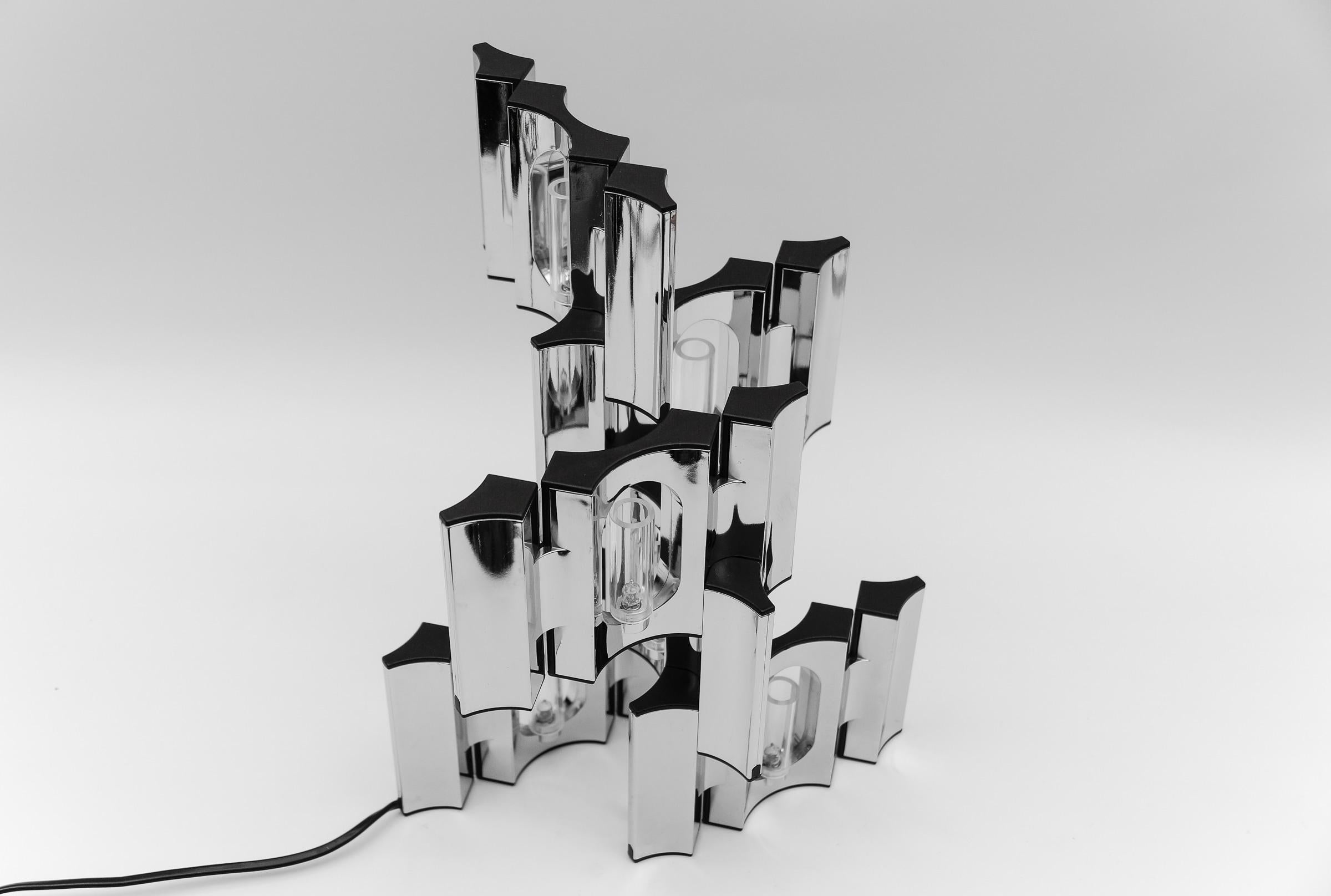 Pair of BMF Nagel Modular Table Lamps, 1960s Germany For Sale 3