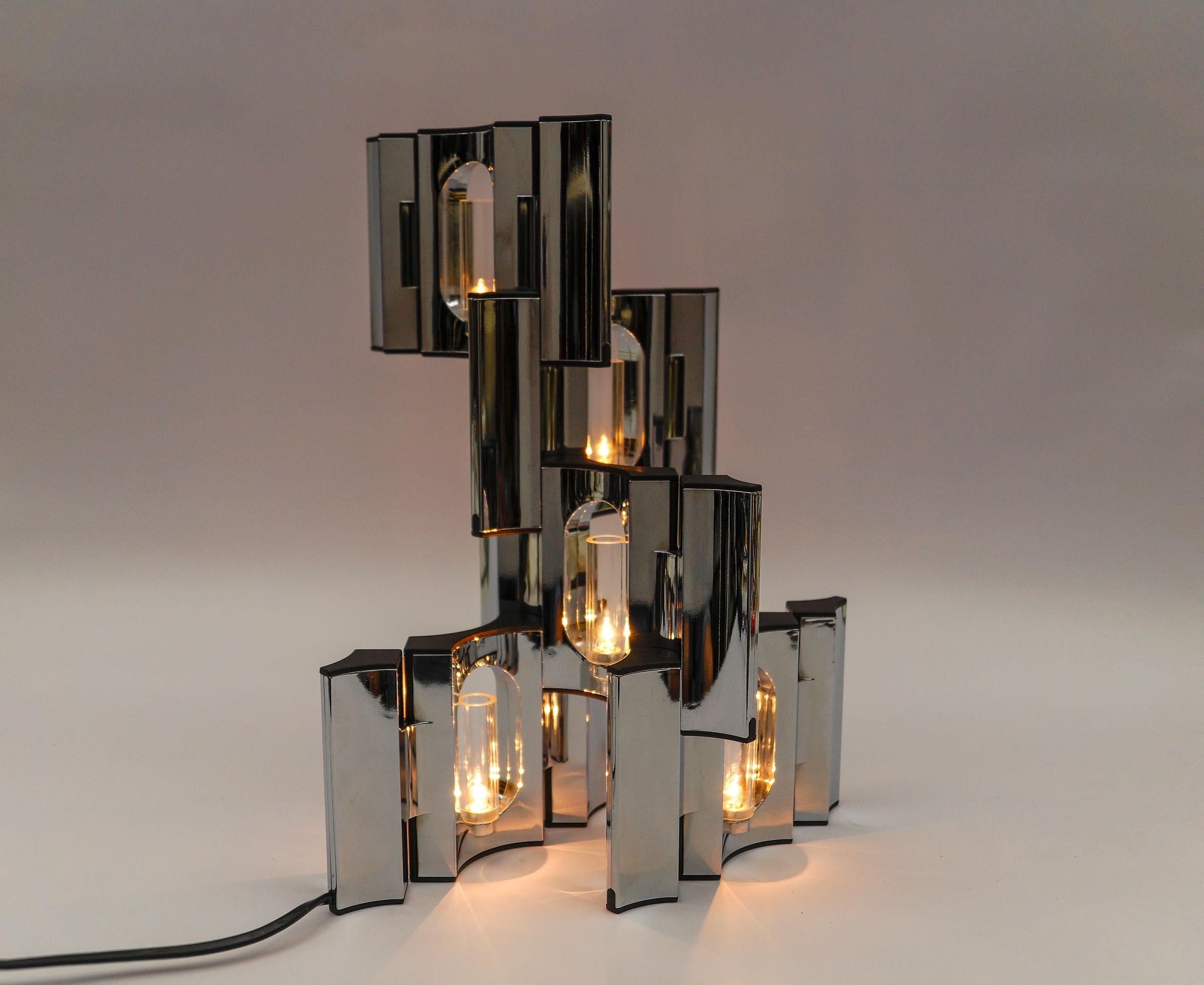 Pair of BMF Nagel Modular Table Lamps, 1960s Germany For Sale 4