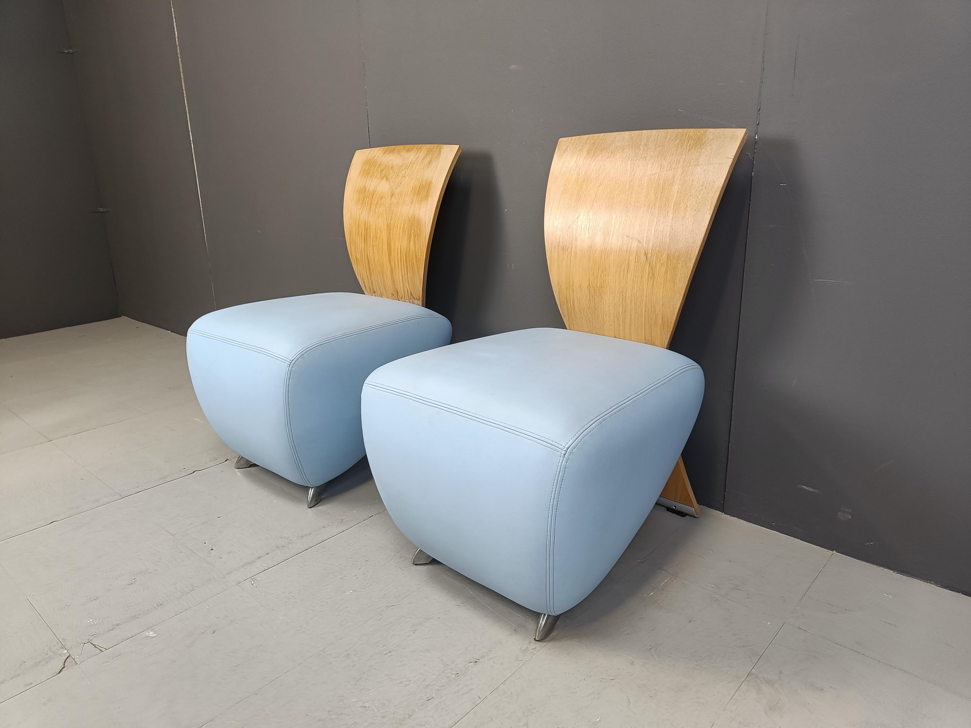 Pareja de sillones Bobo Lounge de Dietmar Scharping para Dauphin, años 2000 en venta 1