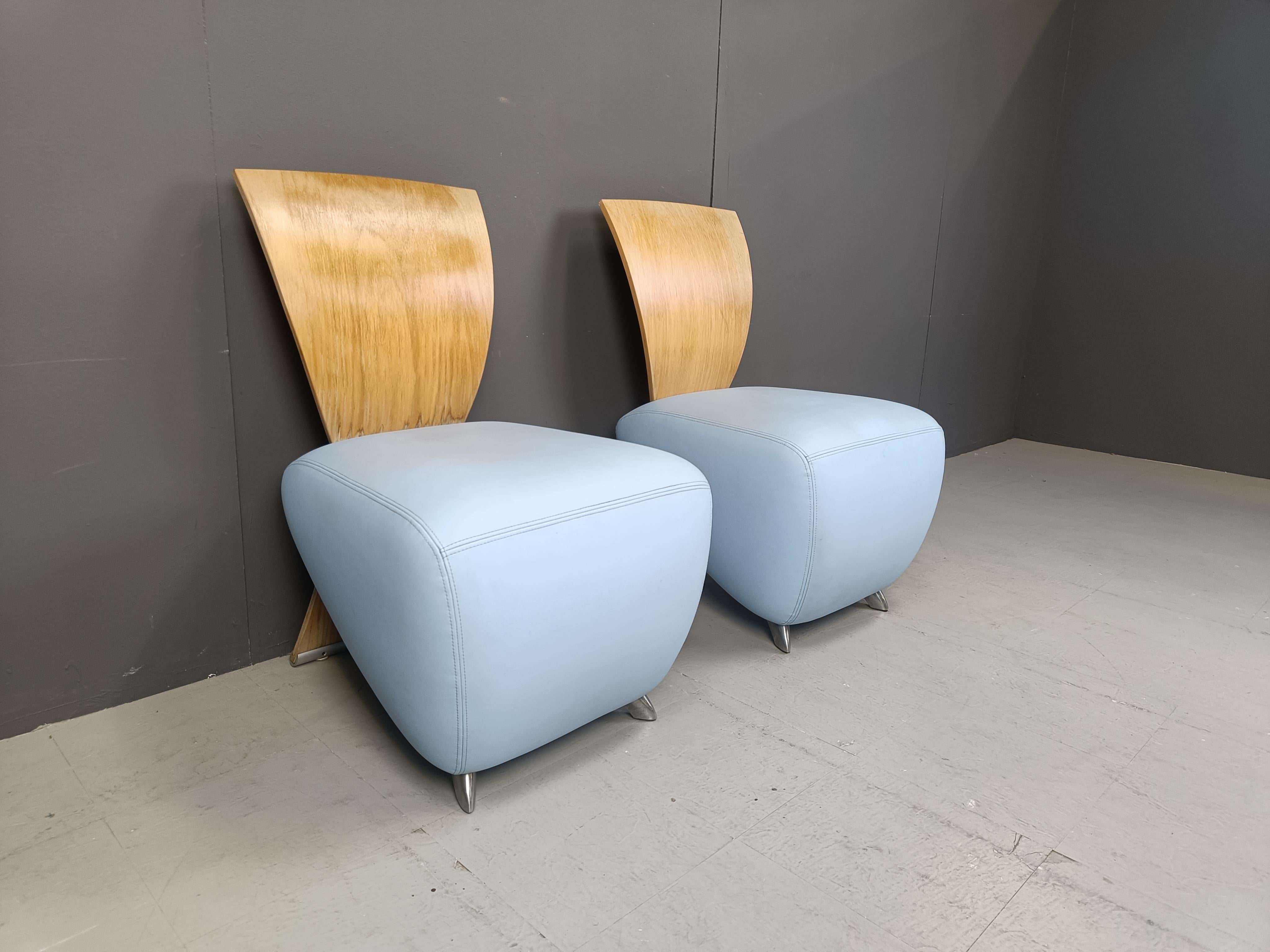 Pareja de sillones Bobo Lounge de Dietmar Scharping para Dauphin, años 2000 en venta 2