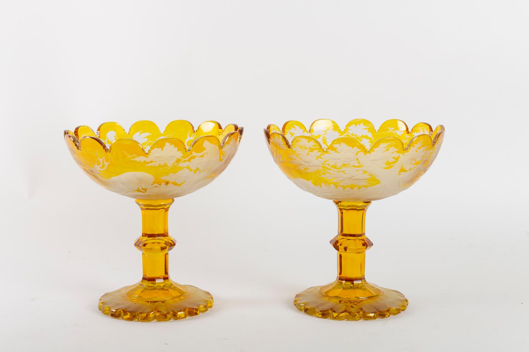 engraved crystal bowls