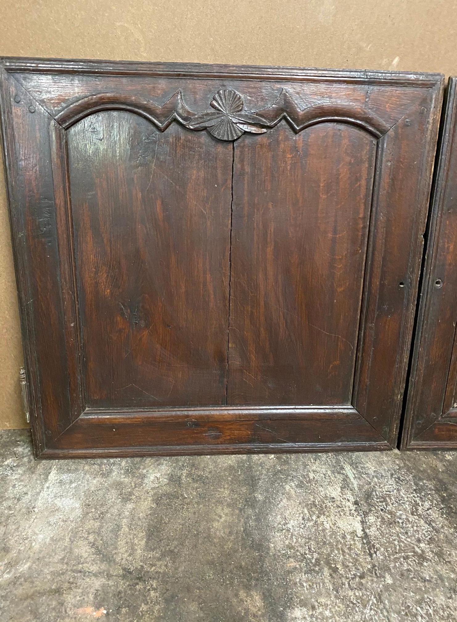 19th Century Pair of Boiserie Cabinet Doors For Sale