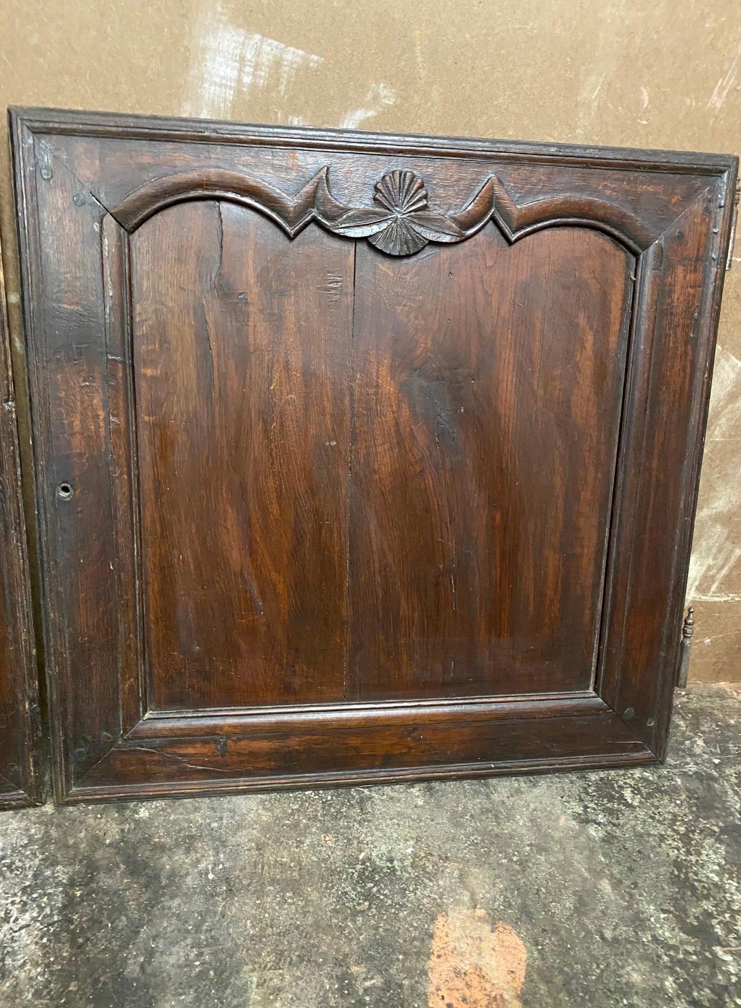 Pair of Boiserie Cabinet Doors For Sale 1