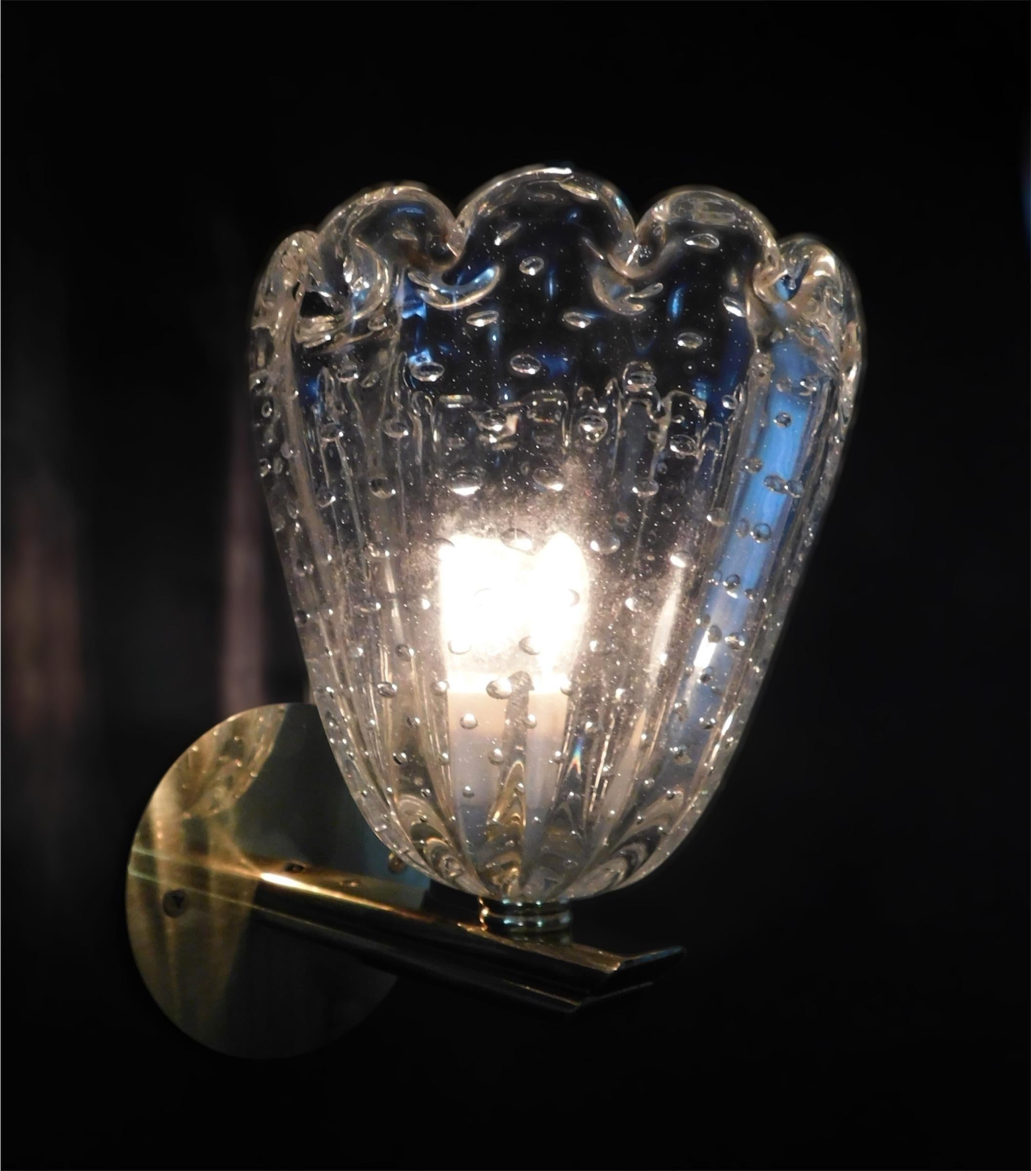 Pair of Bollicine Cups Sconces, 3 Pairs Available (20. Jahrhundert) im Angebot