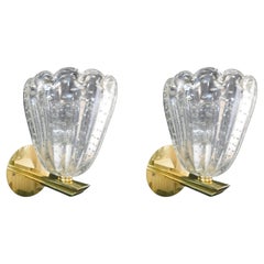 Pair of Bollicine Cups Sconces, 3 Pairs Available