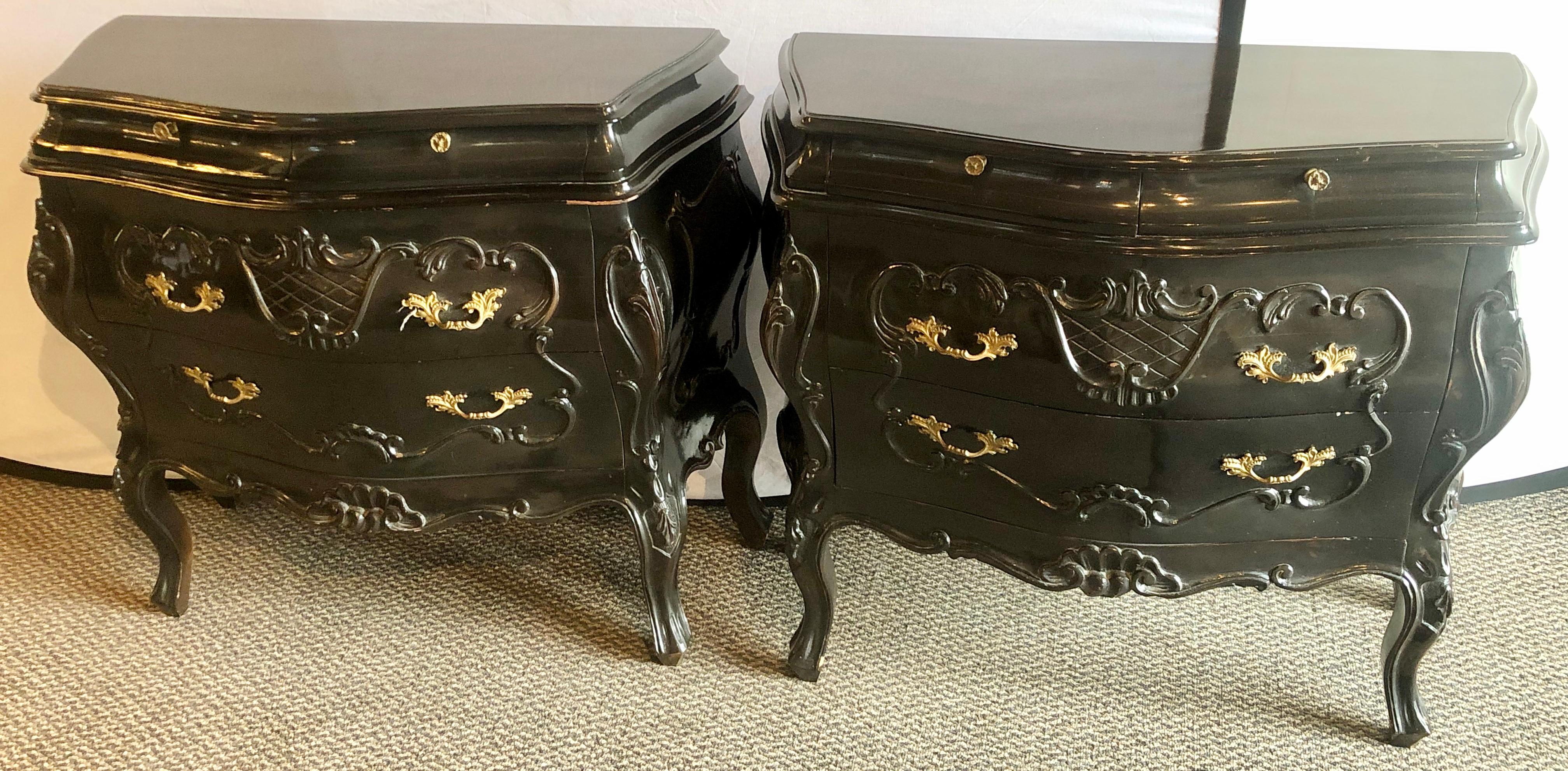 bombay style nightstands