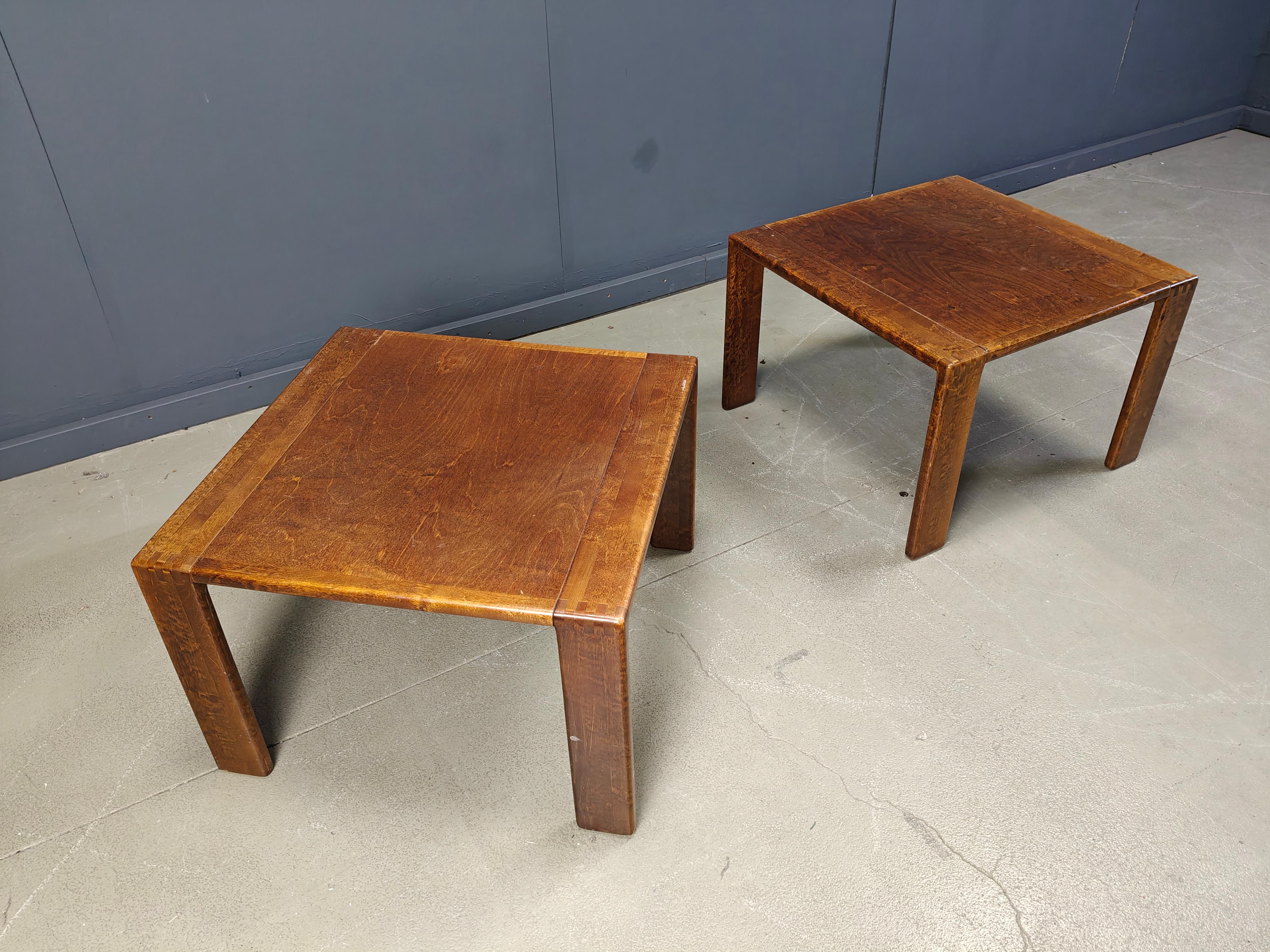 Paire de tables basses Bonanza par Asko, Finlande, années 1960 en vente 5